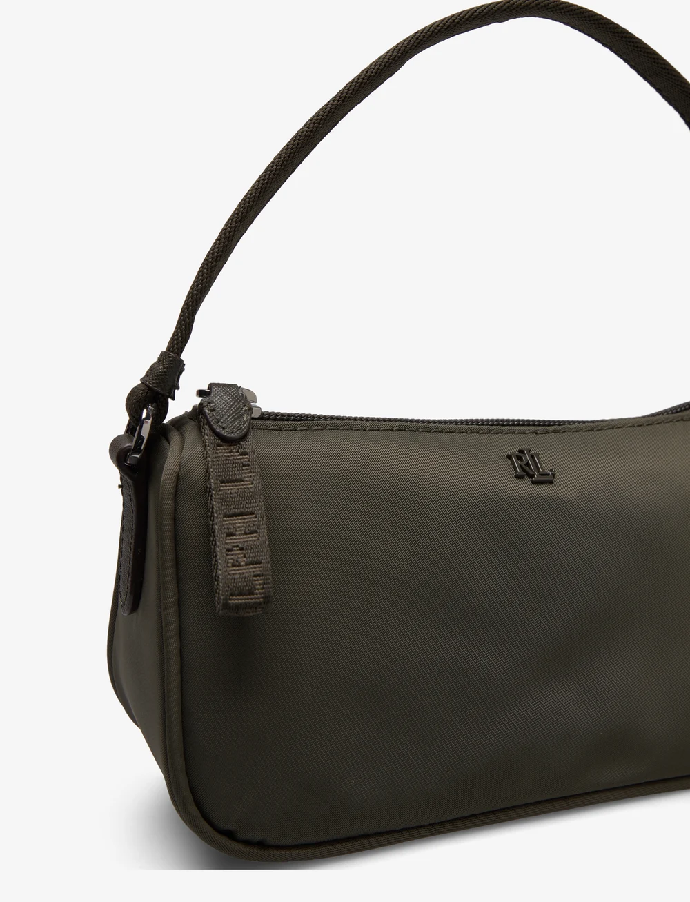 Lauren Ralph Lauren - Medium Nylon Top-Handle Pouch - særlige begivenheder - dark olive/dark o - 3