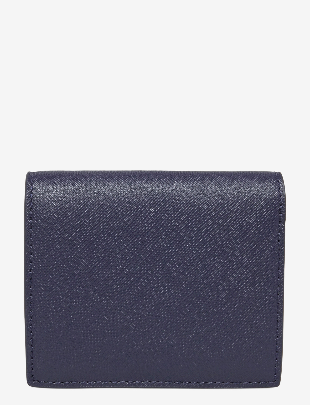 Lauren Ralph Lauren - Color-Blocked Leather Compact Wallet - portemonnaies - refined navy/soft - 1