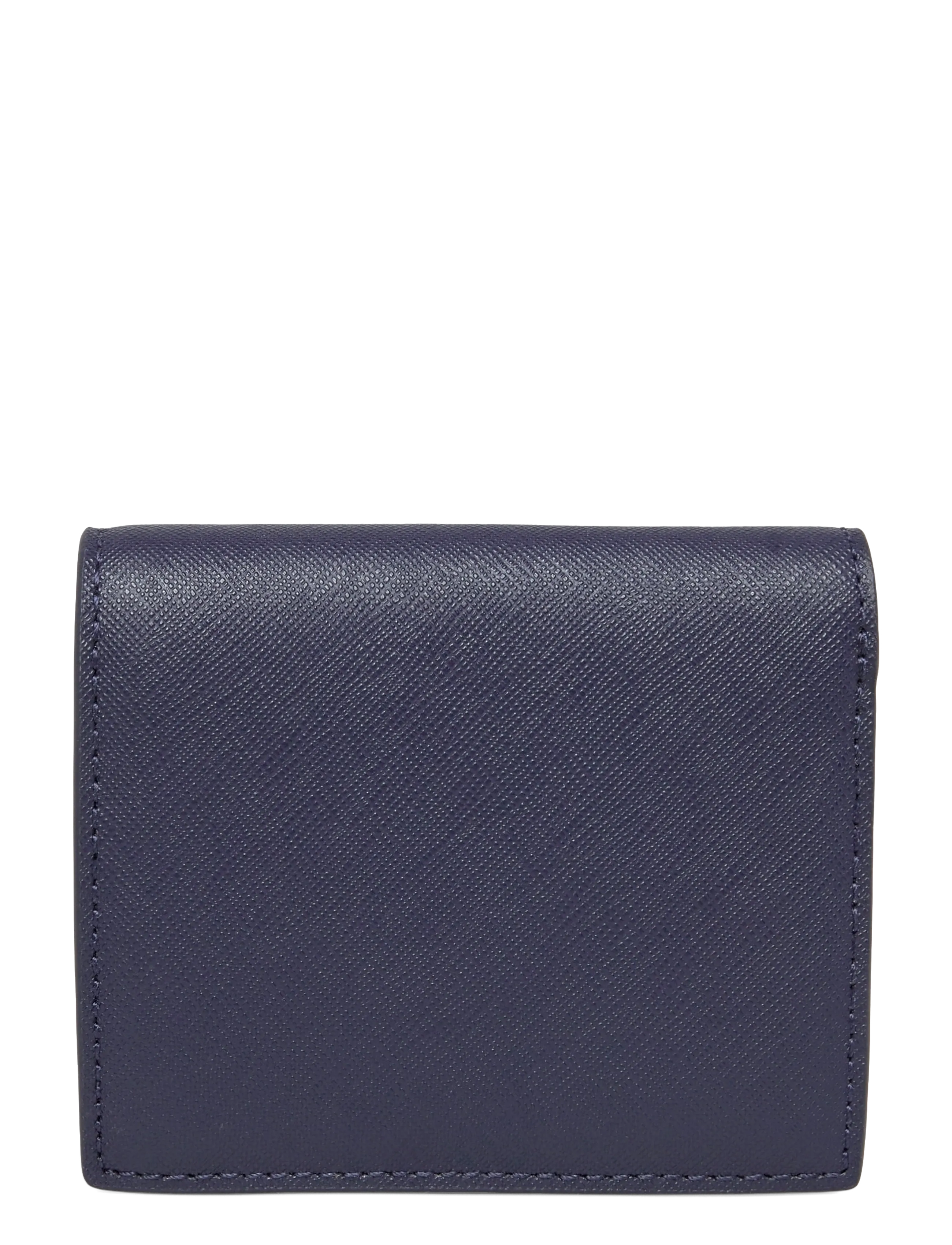 Lauren Ralph Lauren - PIECD CRSSHTCH LTHR-CMPCT WALLET-WL - rahakotid - refined navy/soft - 1