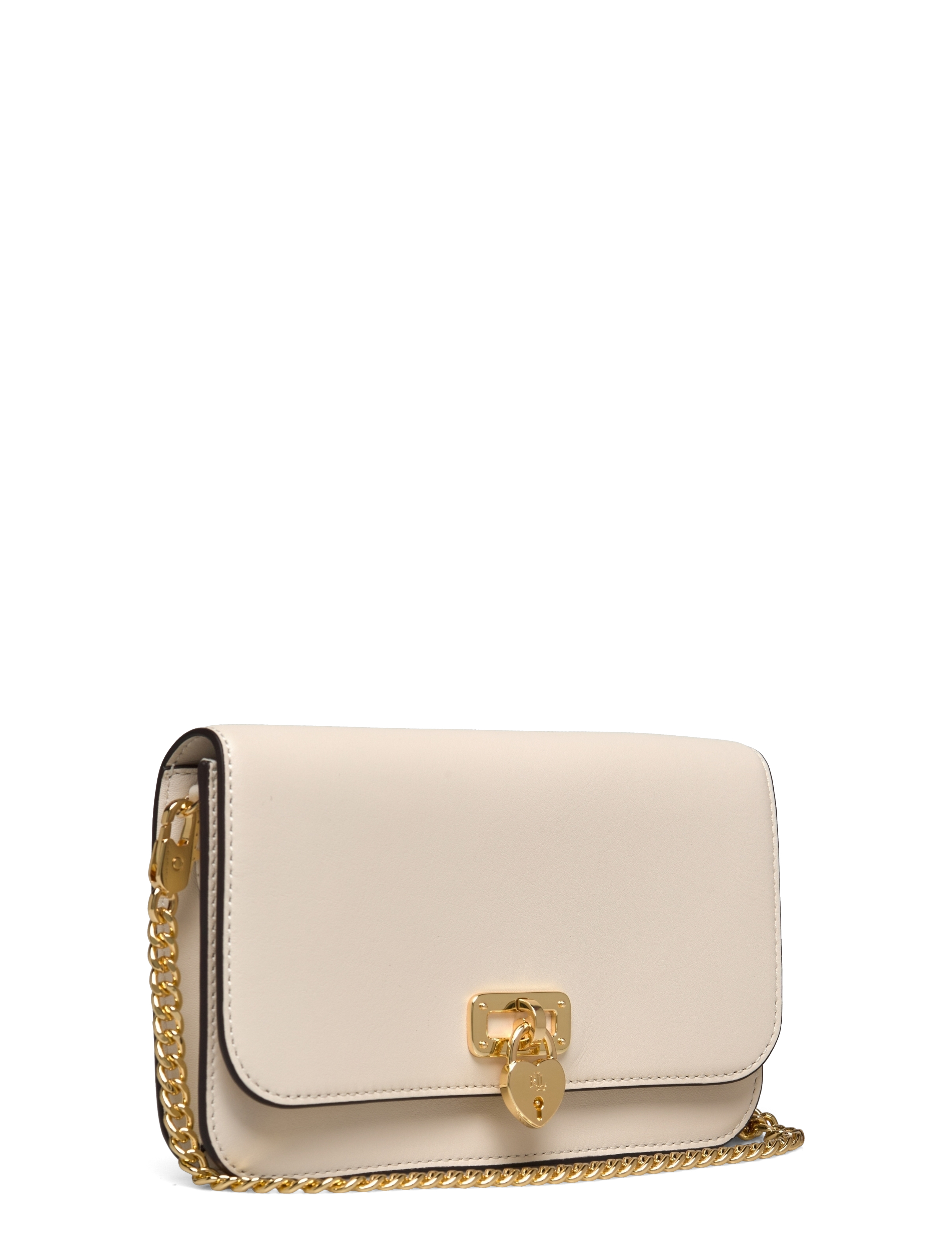 Lauren Ralph Lauren - Leather Large Tanner Chain Wallet - soft white/heart - 2