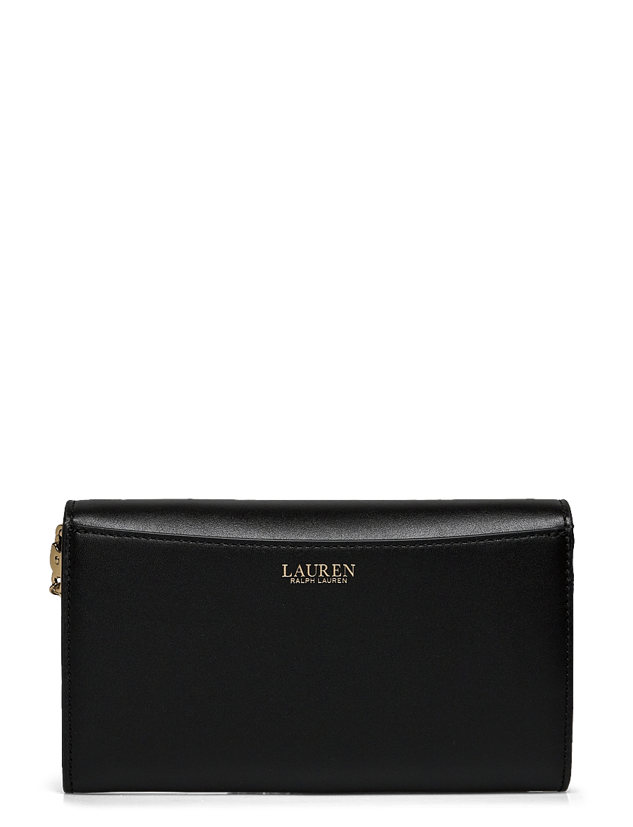 Lauren Ralph Lauren - Leather Medium Adair Crossbody - Üleõlakotid - black - 1