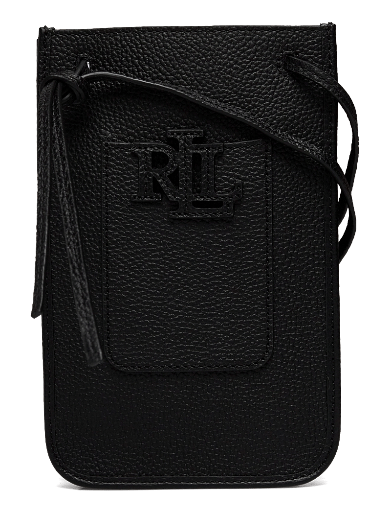 Lauren Ralph Lauren - Pebbled Cameryn Crossbody Tech Case - konfirmationstøj - black - 0