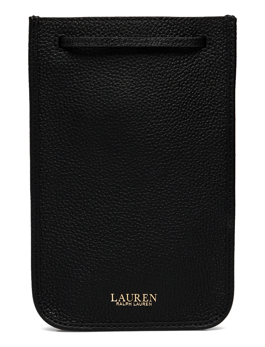 Lauren Ralph Lauren - Pebbled Cameryn Crossbody Tech Case - crossbody bags - black - 1