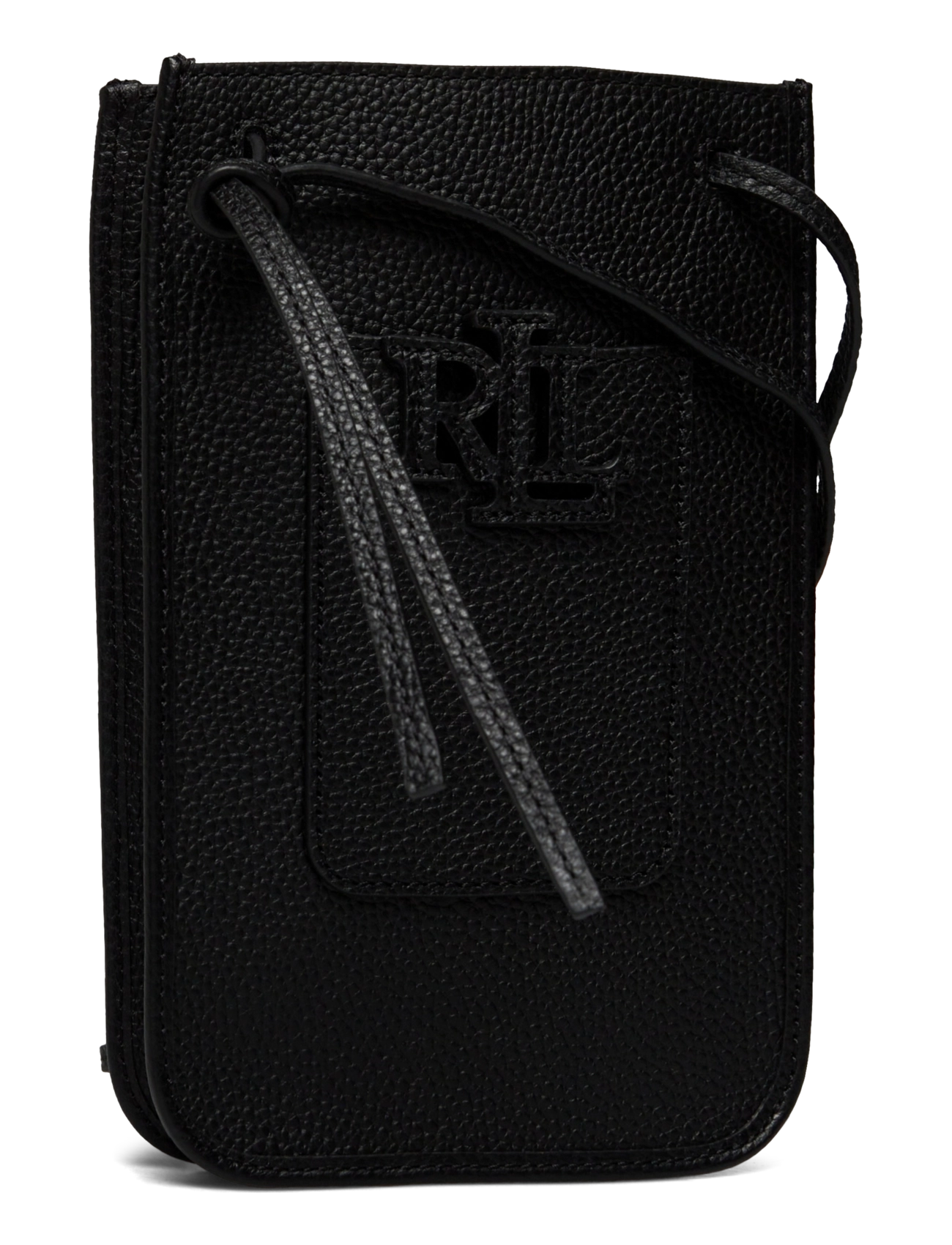 Lauren Ralph Lauren - Pebbled Cameryn Crossbody Tech Case - crossbody bags - black - 2