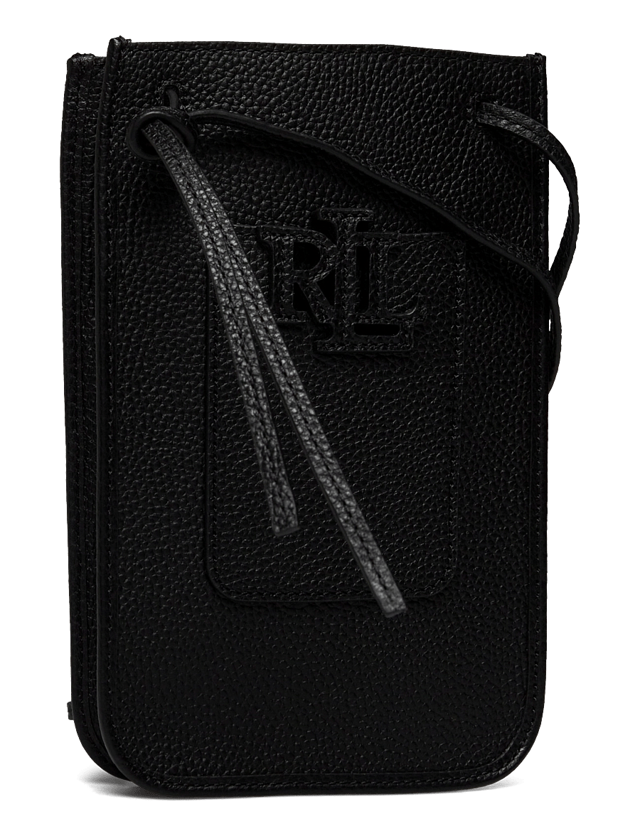 Lauren Ralph Lauren - Pebbled Cameryn Crossbody Tech Case - crossbody bags - black - 2