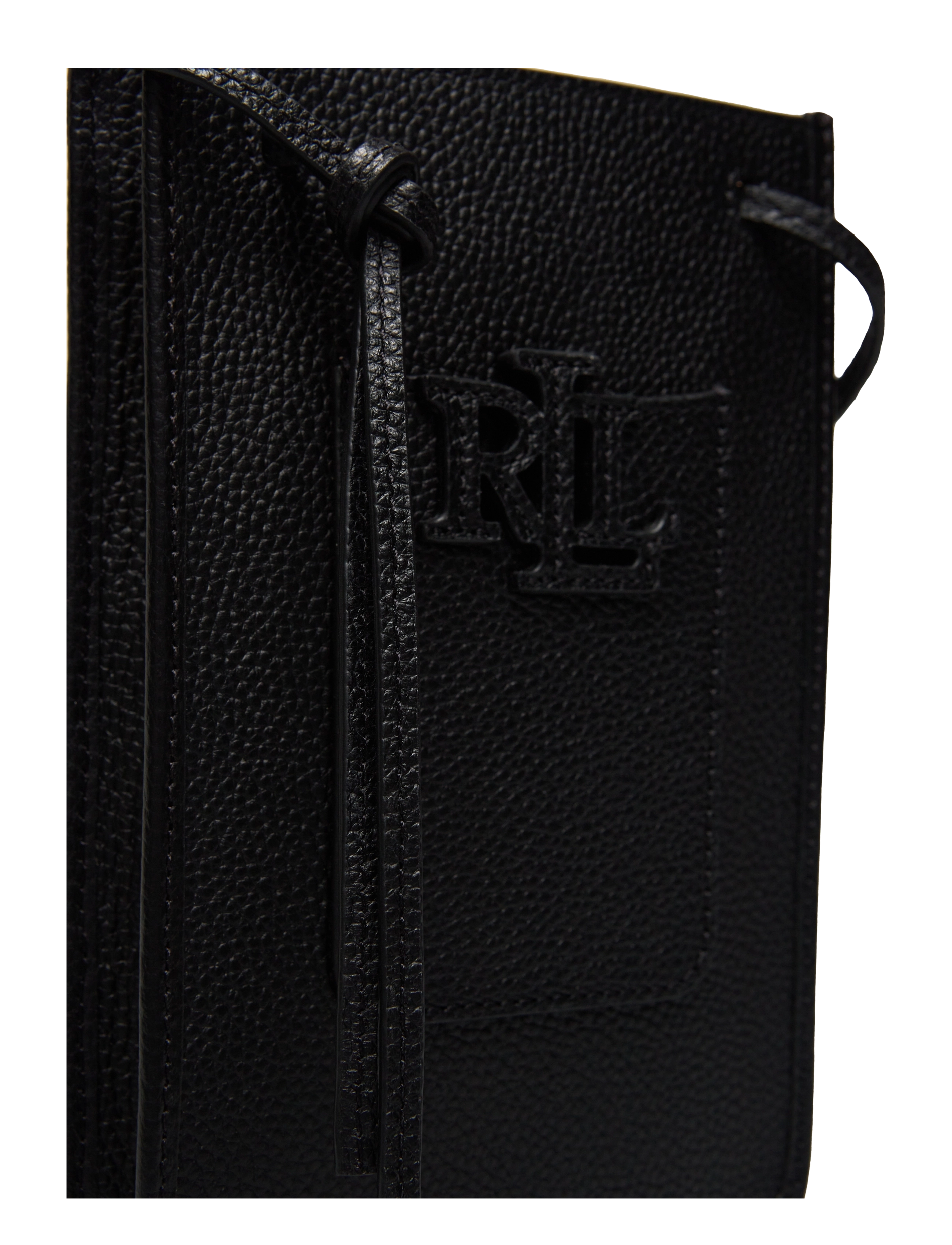 Lauren Ralph Lauren - Pebbled Cameryn Crossbody Tech Case - crossbody bags - black - 3