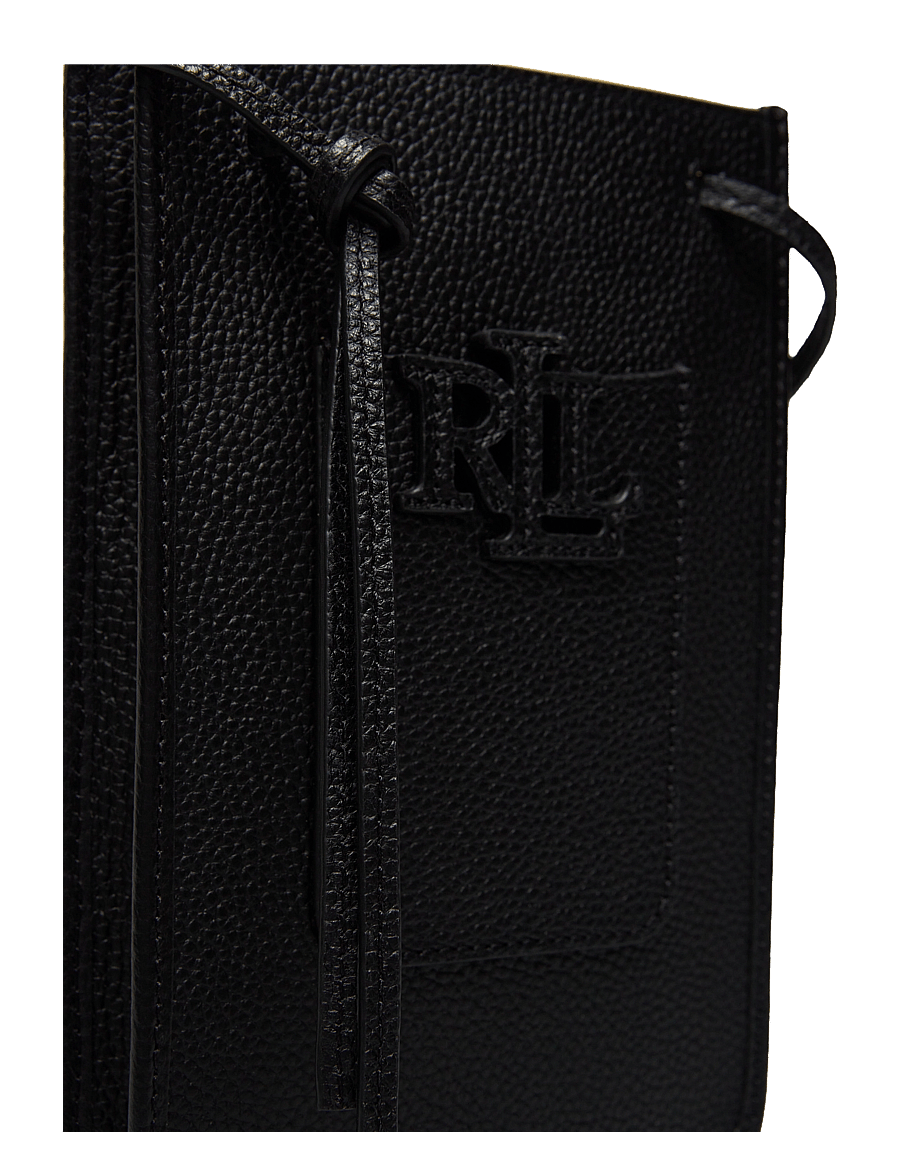 Lauren Ralph Lauren - Pebbled Cameryn Crossbody Tech Case - crossbody bags - black - 3