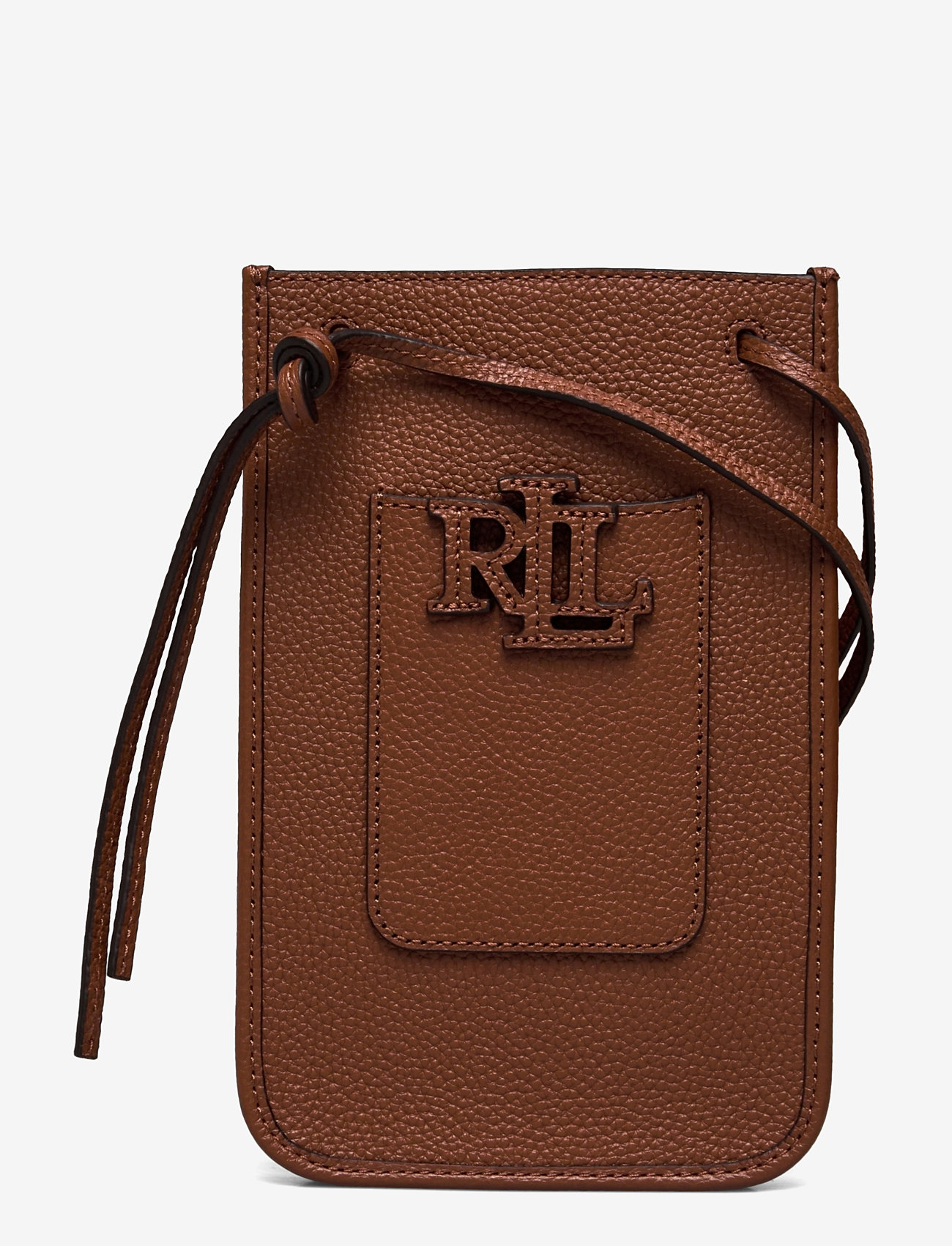 Lauren Ralph Lauren - Pebbled Cameryn Crossbody Tech Case - crossbody bags - lauren tan - 0
