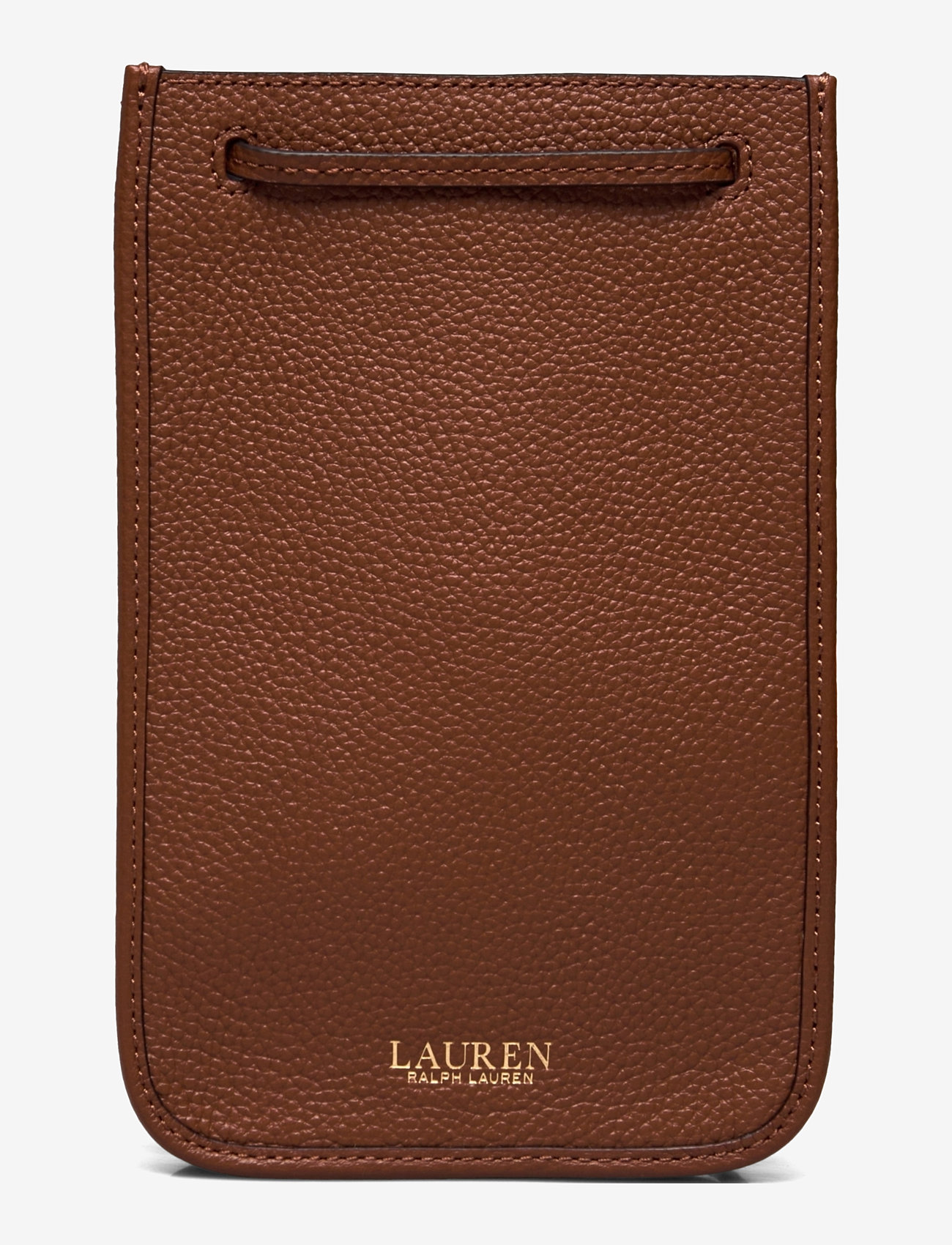 Lauren Ralph Lauren - Pebbled Cameryn Crossbody Tech Case - crossbody bags - lauren tan - 1