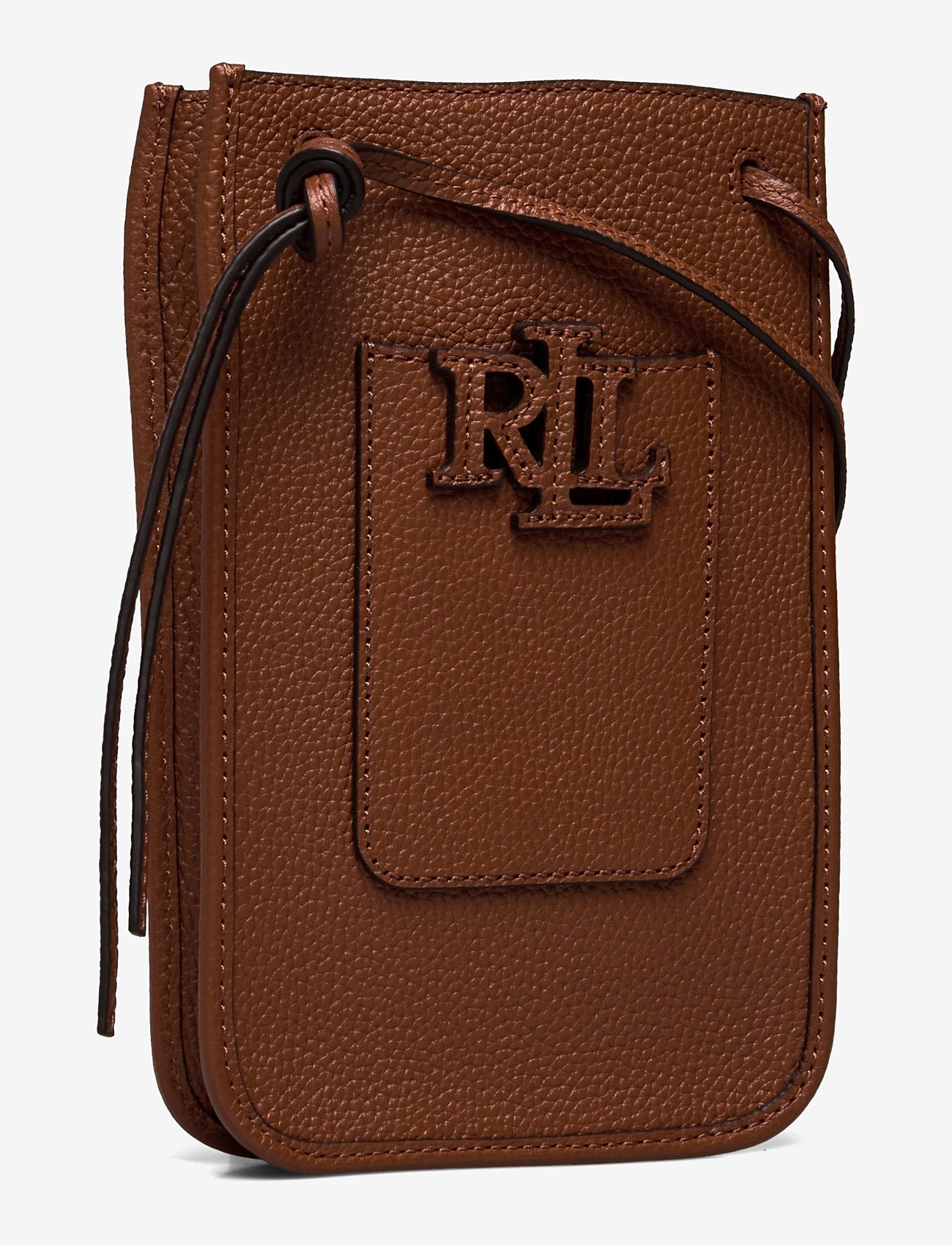 Lauren Ralph Lauren - Pebbled Cameryn Crossbody Tech Case - crossbody bags - lauren tan - 2