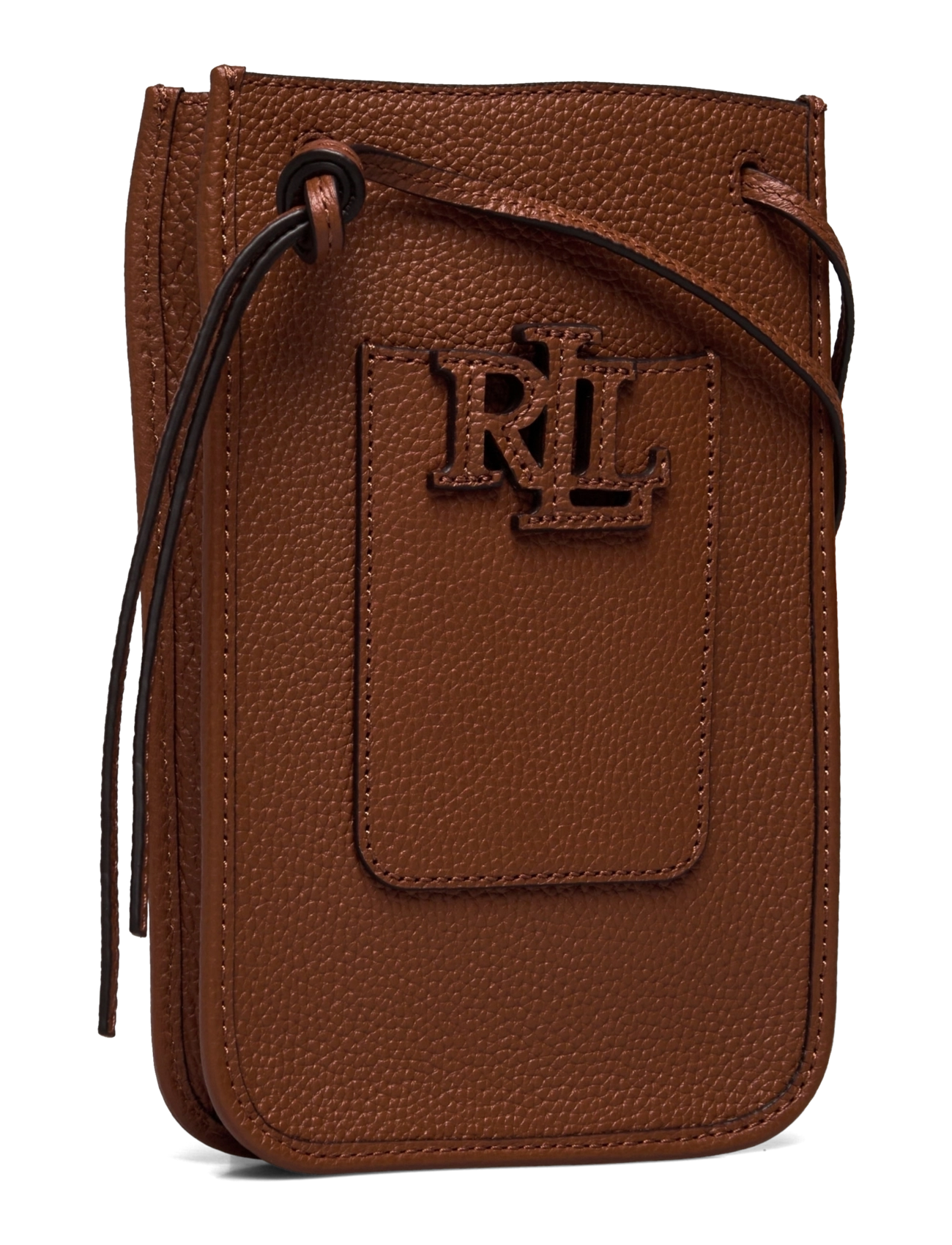 Lauren Ralph Lauren - Pebbled Cameryn Crossbody Tech Case - crossbody somas - lauren tan - 2