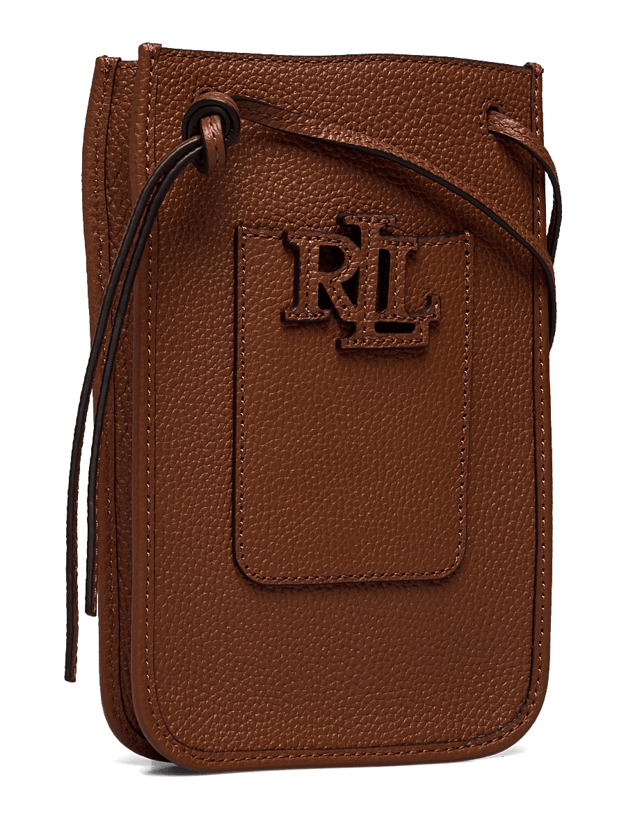 Lauren Ralph Lauren - Pebbled Cameryn Crossbody Tech Case - umhängetaschen - lauren tan - 2