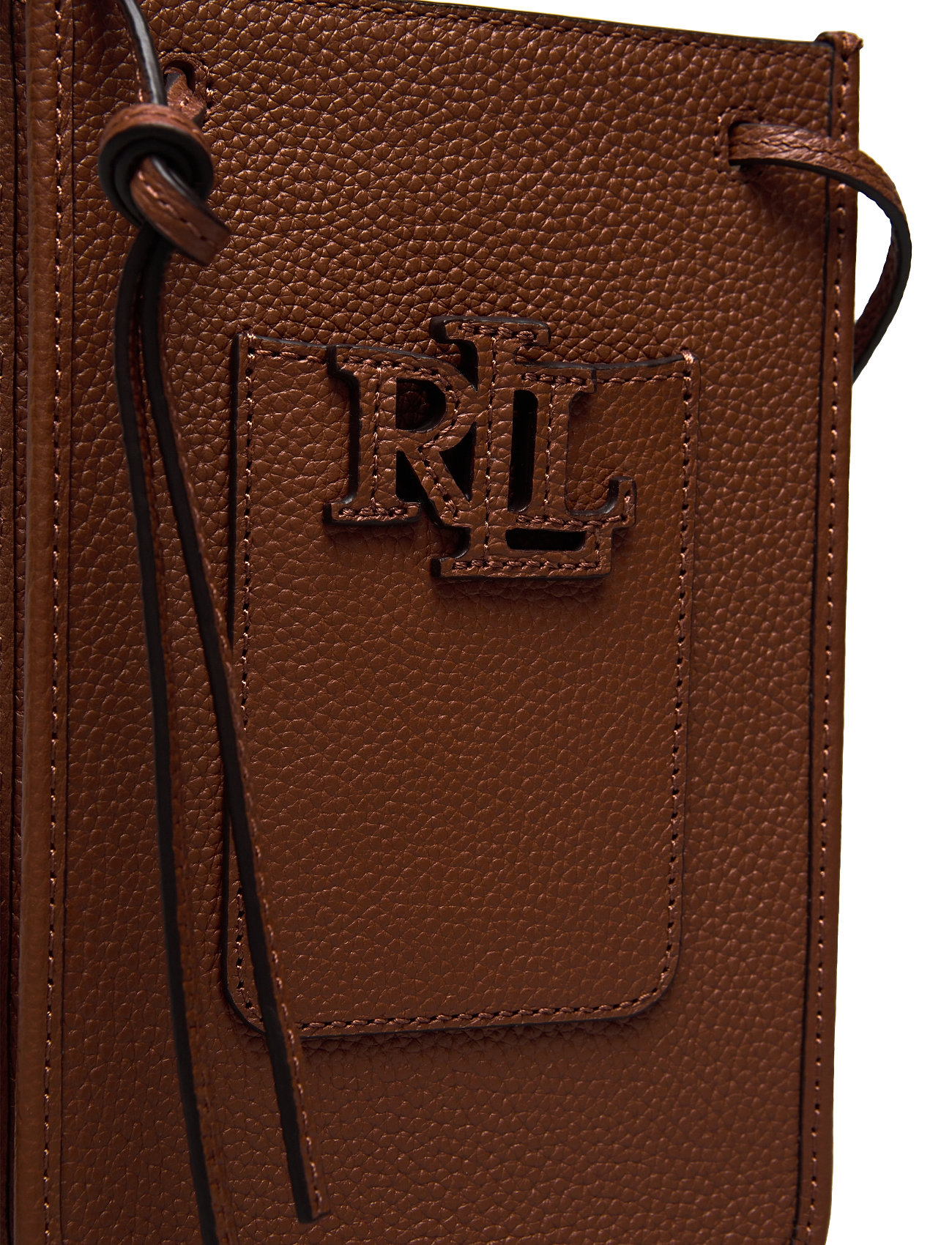 Lauren Ralph Lauren - Pebbled Cameryn Crossbody Tech Case - crossbody bags - lauren tan - 3