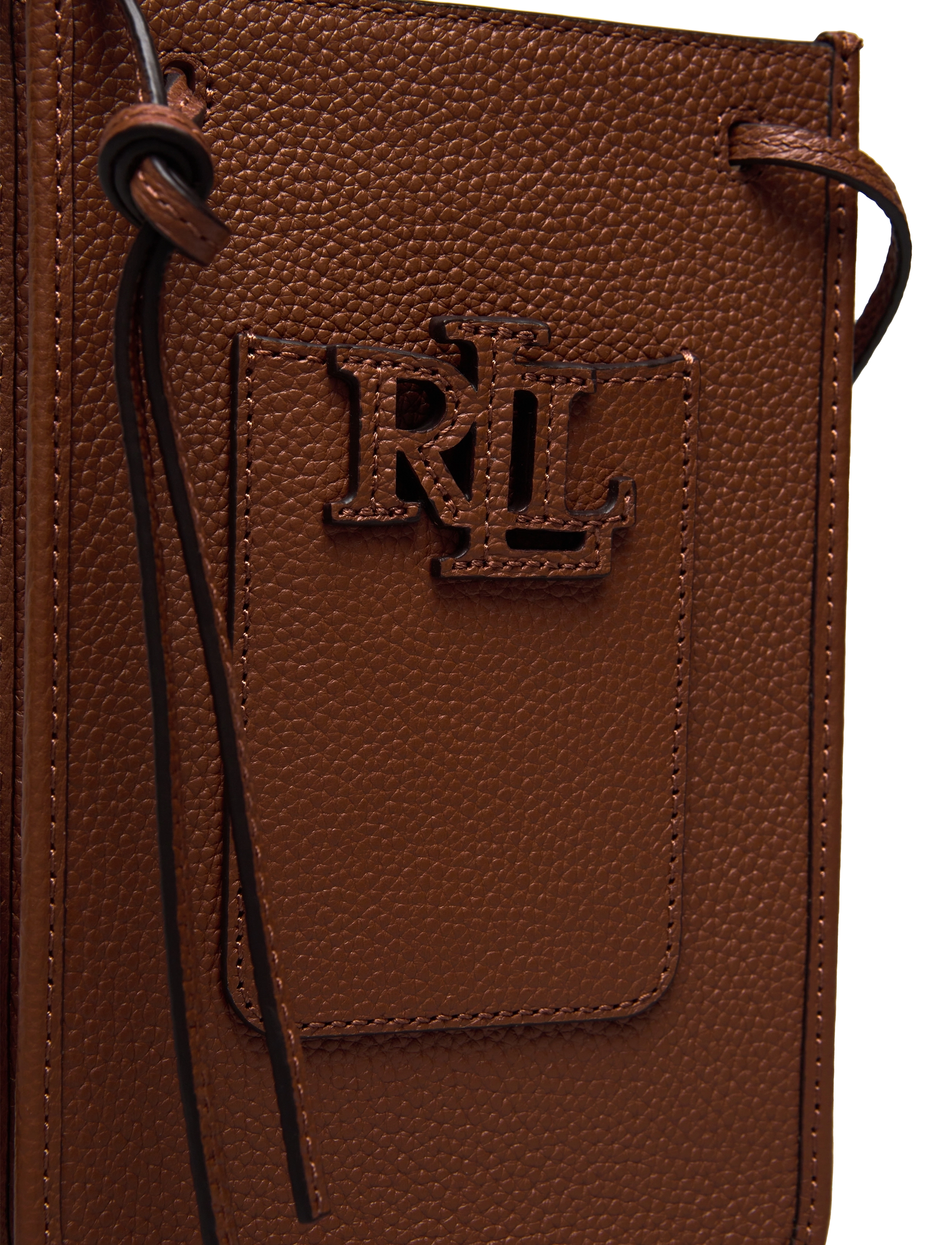 Lauren Ralph Lauren - Pebbled Cameryn Crossbody Tech Case - crossbody somas - lauren tan - 3