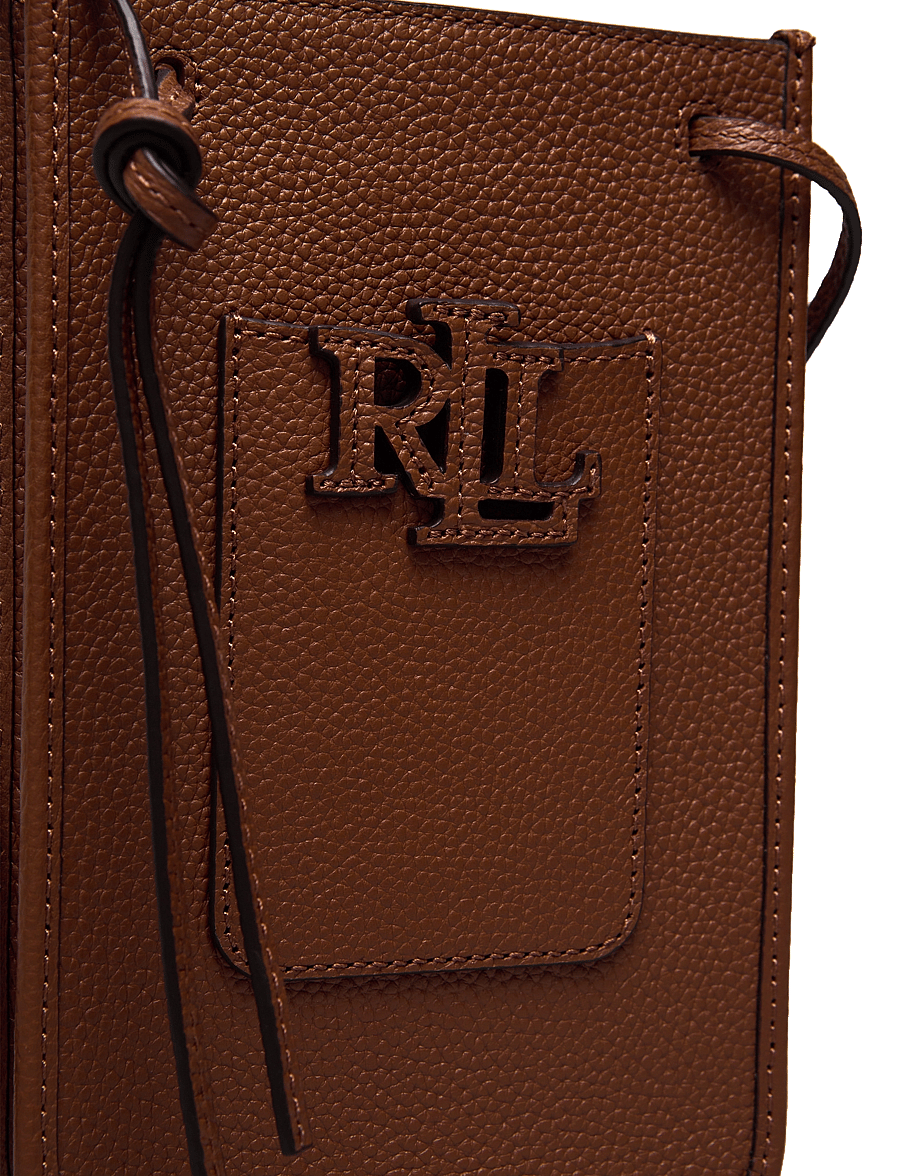 Lauren Ralph Lauren - Pebbled Cameryn Crossbody Tech Case - umhängetaschen - lauren tan - 3