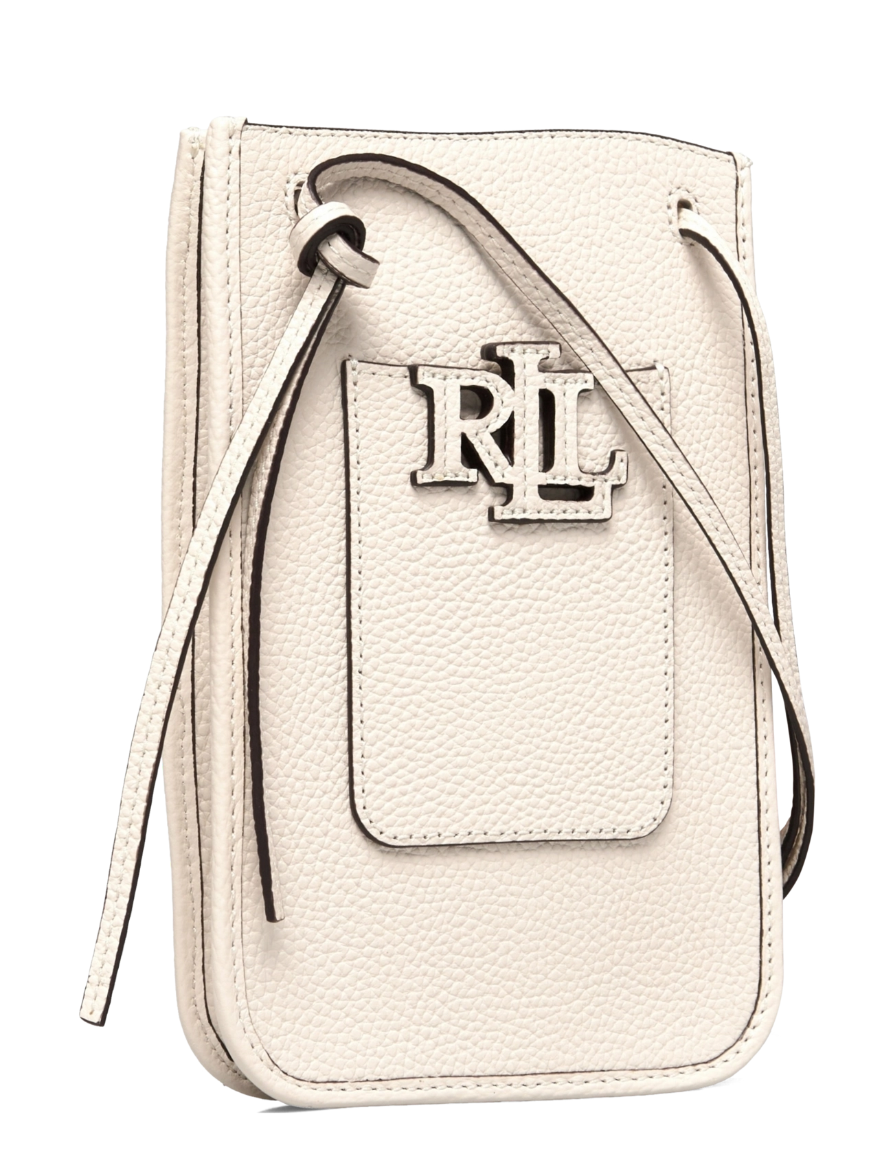 Lauren Ralph Lauren - Pebbled Cameryn Crossbody Tech Case - umhängetaschen - soft white - 2