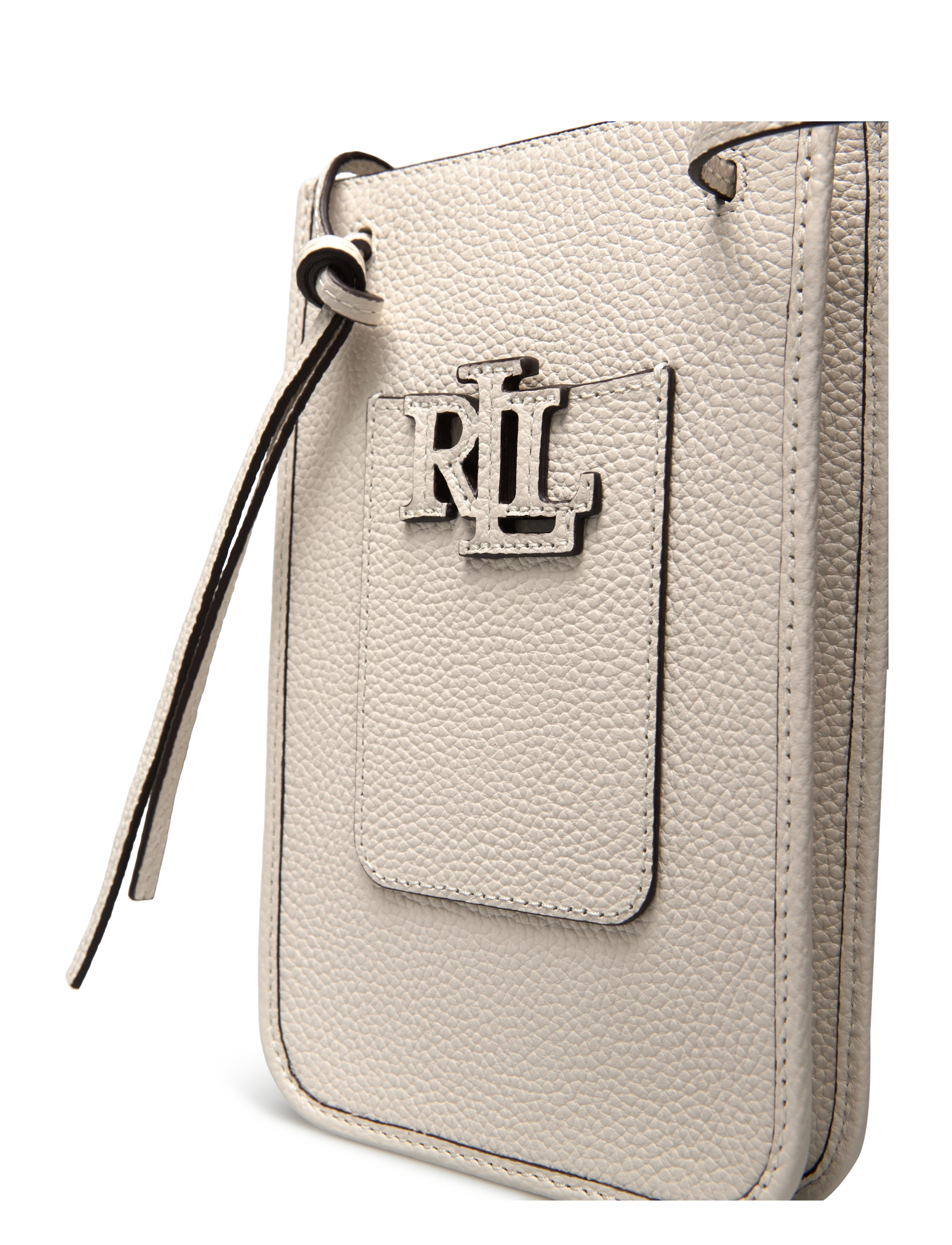 Lauren Ralph Lauren - Pebbled Cameryn Crossbody Tech Case - umhängetaschen - soft white - 3