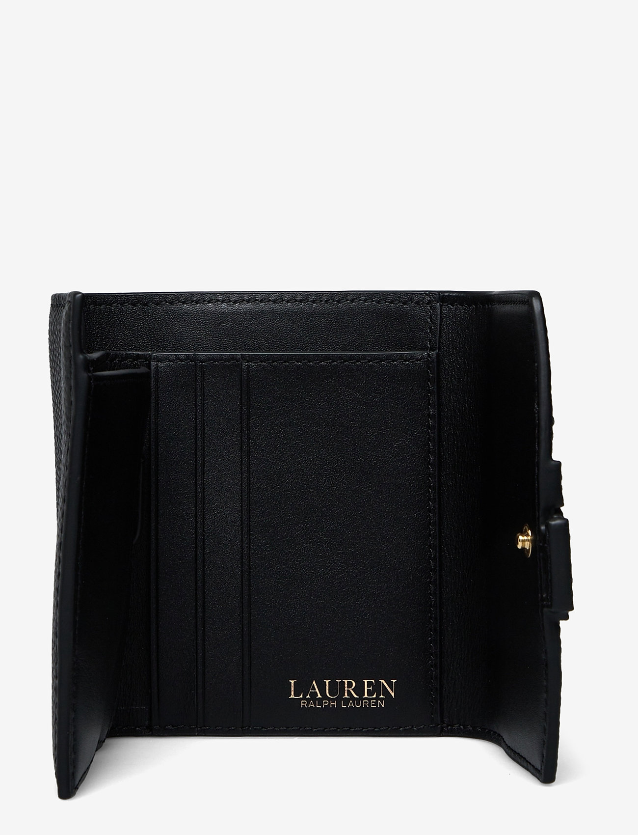 Lauren Ralph Lauren - Pebbled Small Cameryn Flap Wallet - punge - black - 3