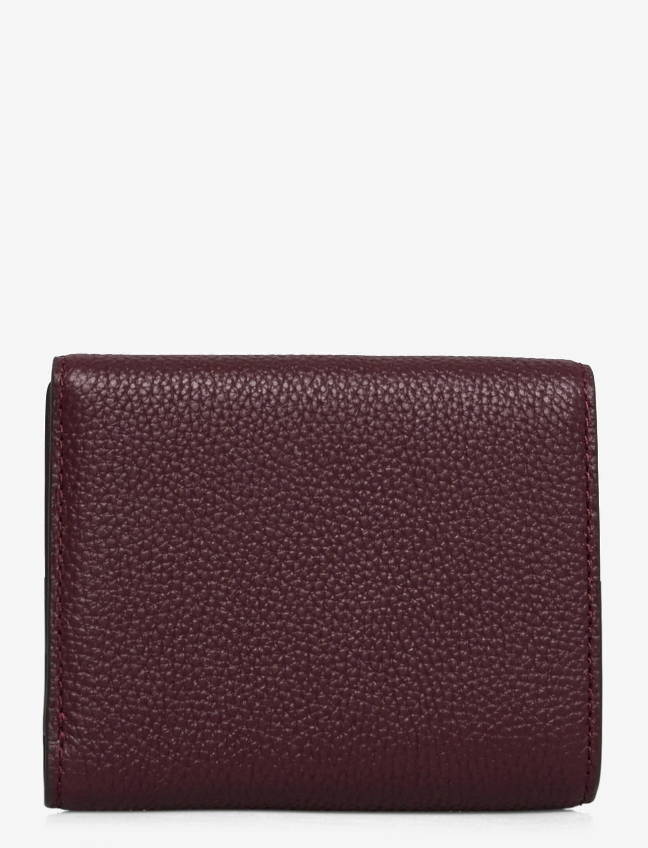 Lauren Ralph Lauren - Pebbled Small Cameryn Flap Wallet - punge - dark garnet - 1
