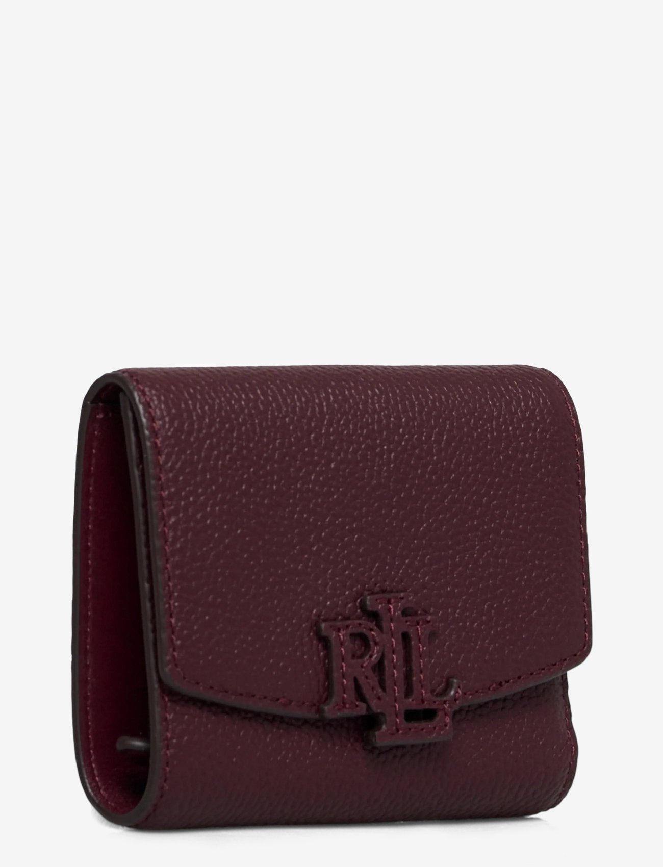 Lauren Ralph Lauren - Pebbled Small Cameryn Flap Wallet - punge - dark garnet - 2