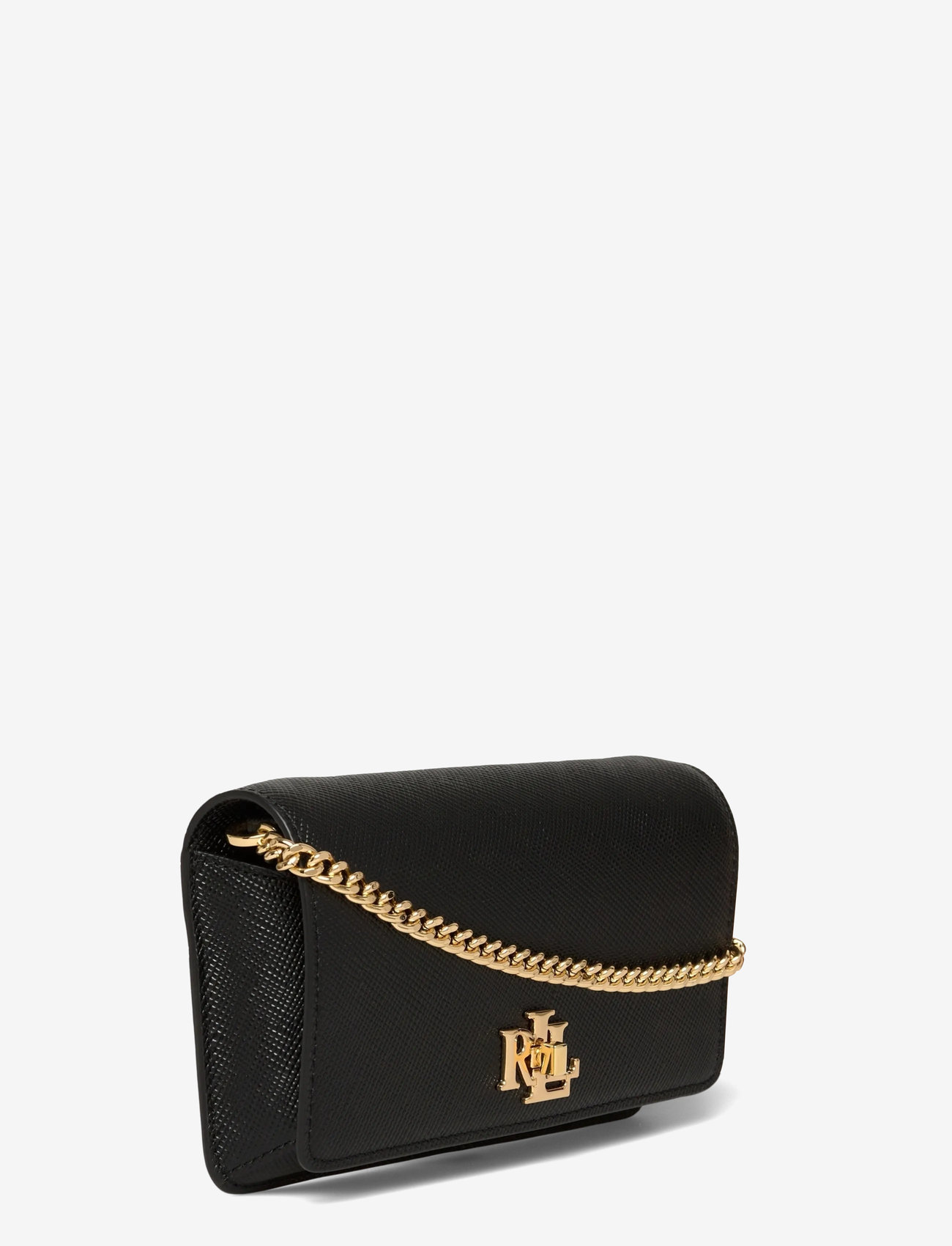 Lauren Ralph Lauren - Crosshatch Crossbody Turn-Lock Tech Case - crossbody bags - black - 2