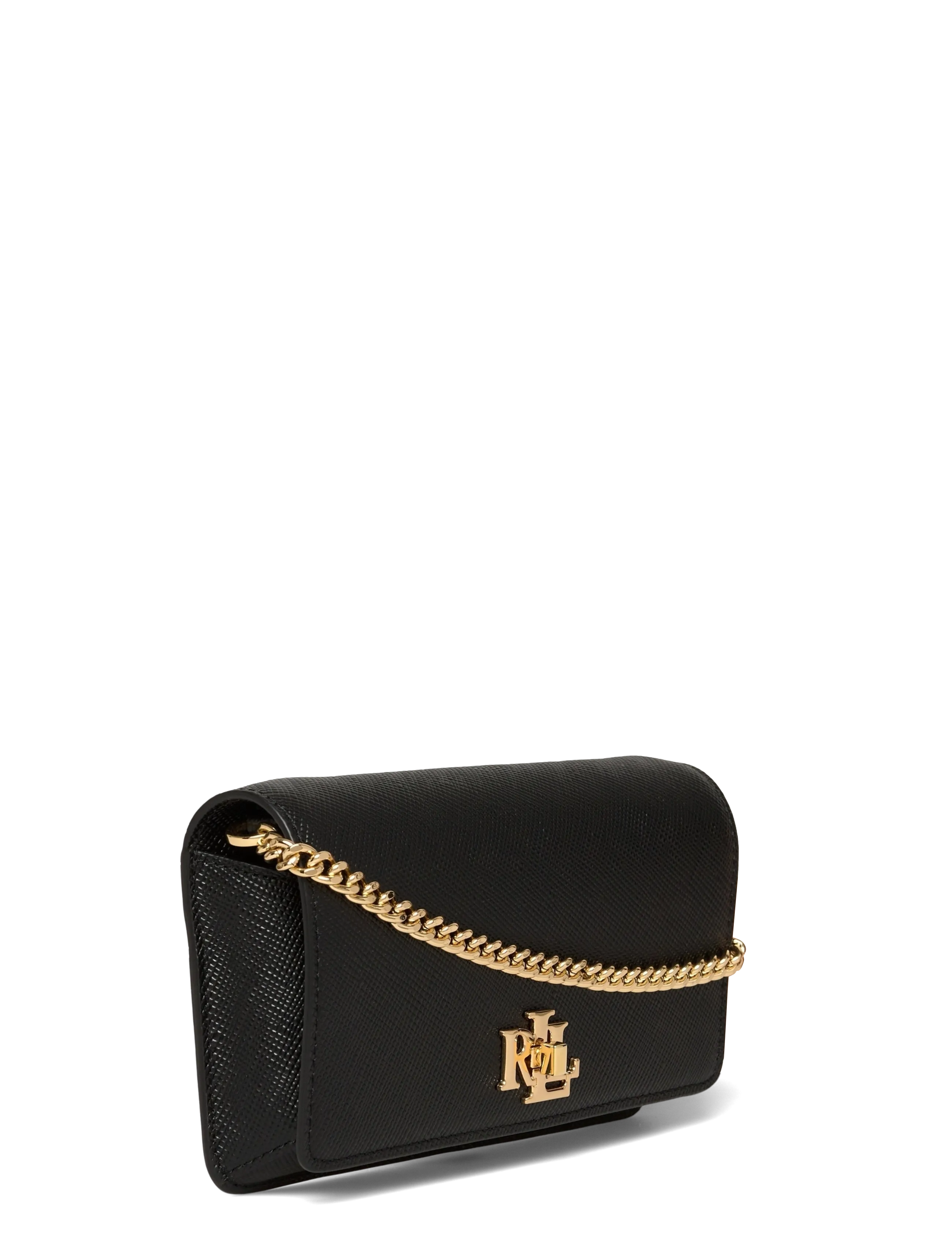 Lauren Ralph Lauren - Crosshatch Crossbody Turn-Lock Tech Case - black - 2