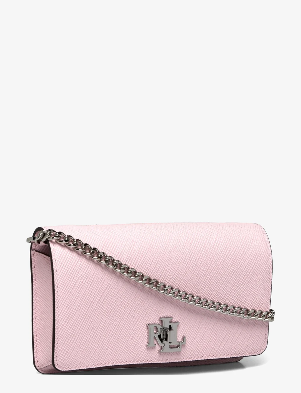 Lauren Ralph Lauren - Crosshatch Crossbody Turn-Lock Tech Case - crossbody bags - hint of pink - 2