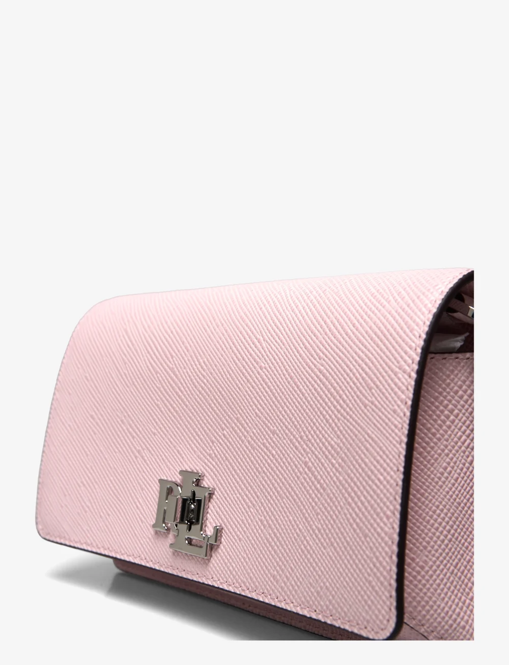 Lauren Ralph Lauren - Crosshatch Crossbody Turn-Lock Tech Case - crossbody bags - hint of pink - 3