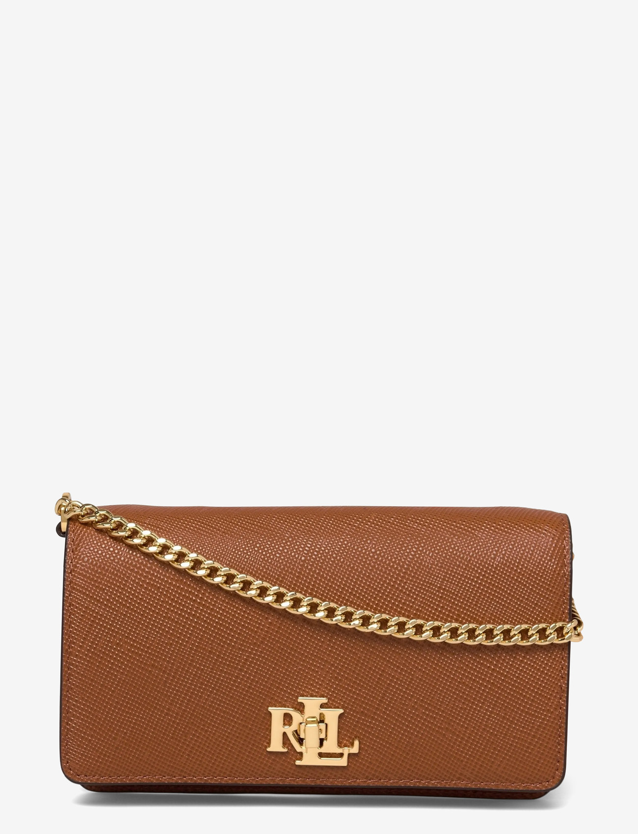 Lauren Ralph Lauren - Crosshatch Crossbody Turn-Lock Tech Case - crossbody kotid - lauren tan - 0