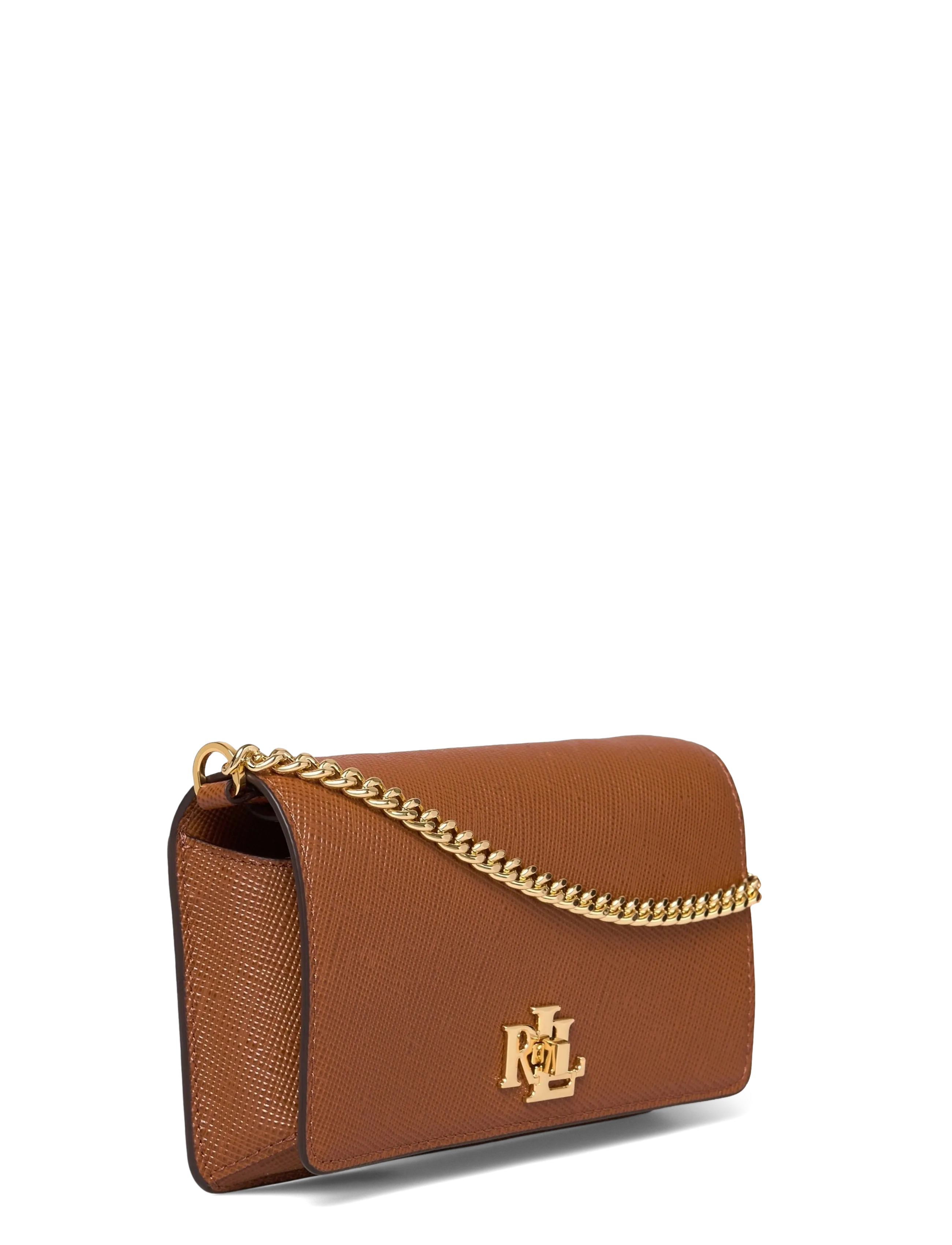Lauren Ralph Lauren - Crosshatch Crossbody Turn-Lock Tech Case - lauren tan - 2