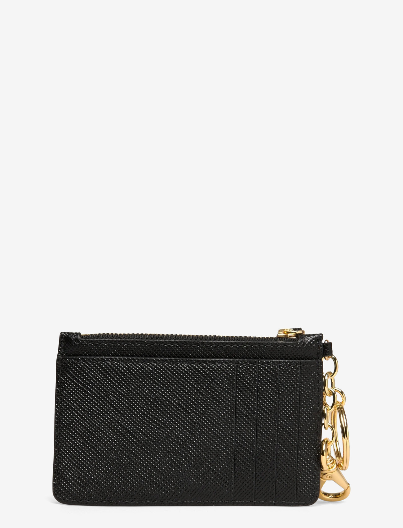 Lauren Ralph Lauren Crosshatch Leather Zip Card Case (RAF432966789