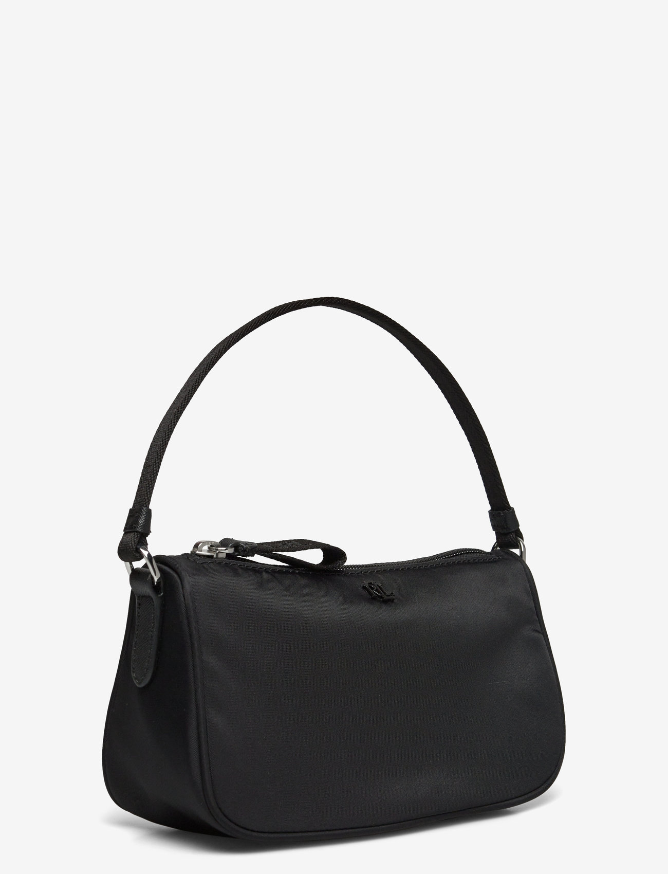 Lauren Ralph Lauren - Medium Nylon Top-Handle Pouch - födelsedagspresenter - black/black - 2
