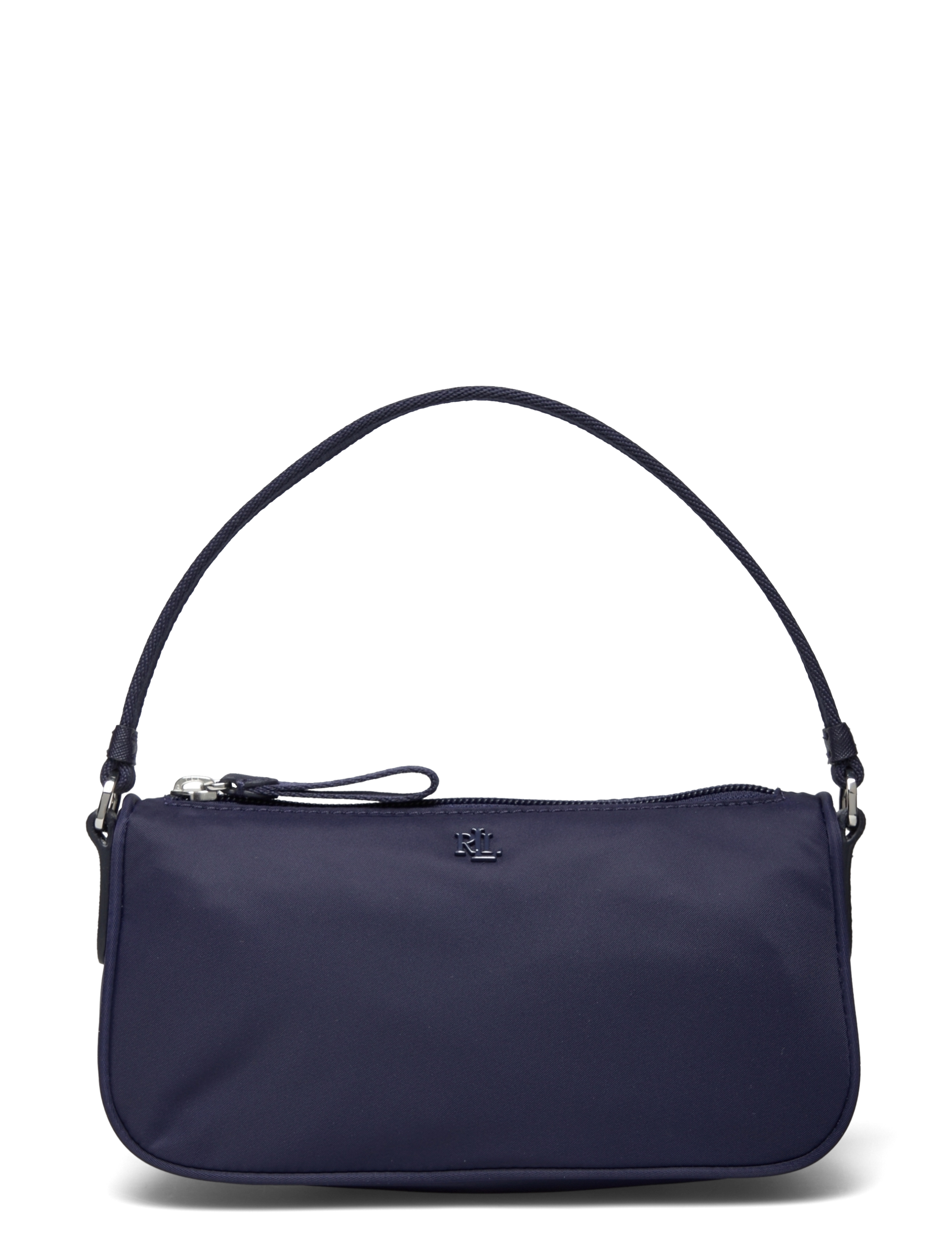 Lauren Ralph Lauren Medium Nylon Top-Handle Pouch - Handväskor - REFINED NAVY/REFI / navy