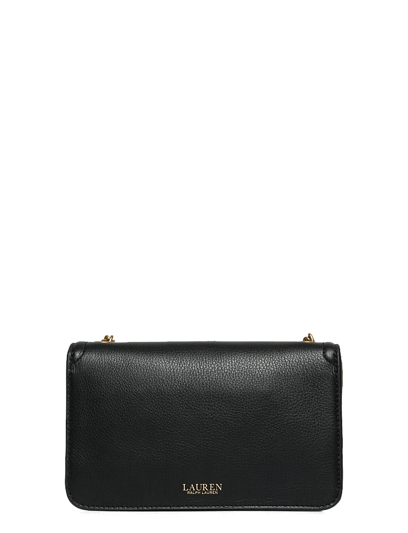 Lauren Ralph Lauren - Pebbled Leather Bradley Crossbody Wallet - crossbody bags - black - 1