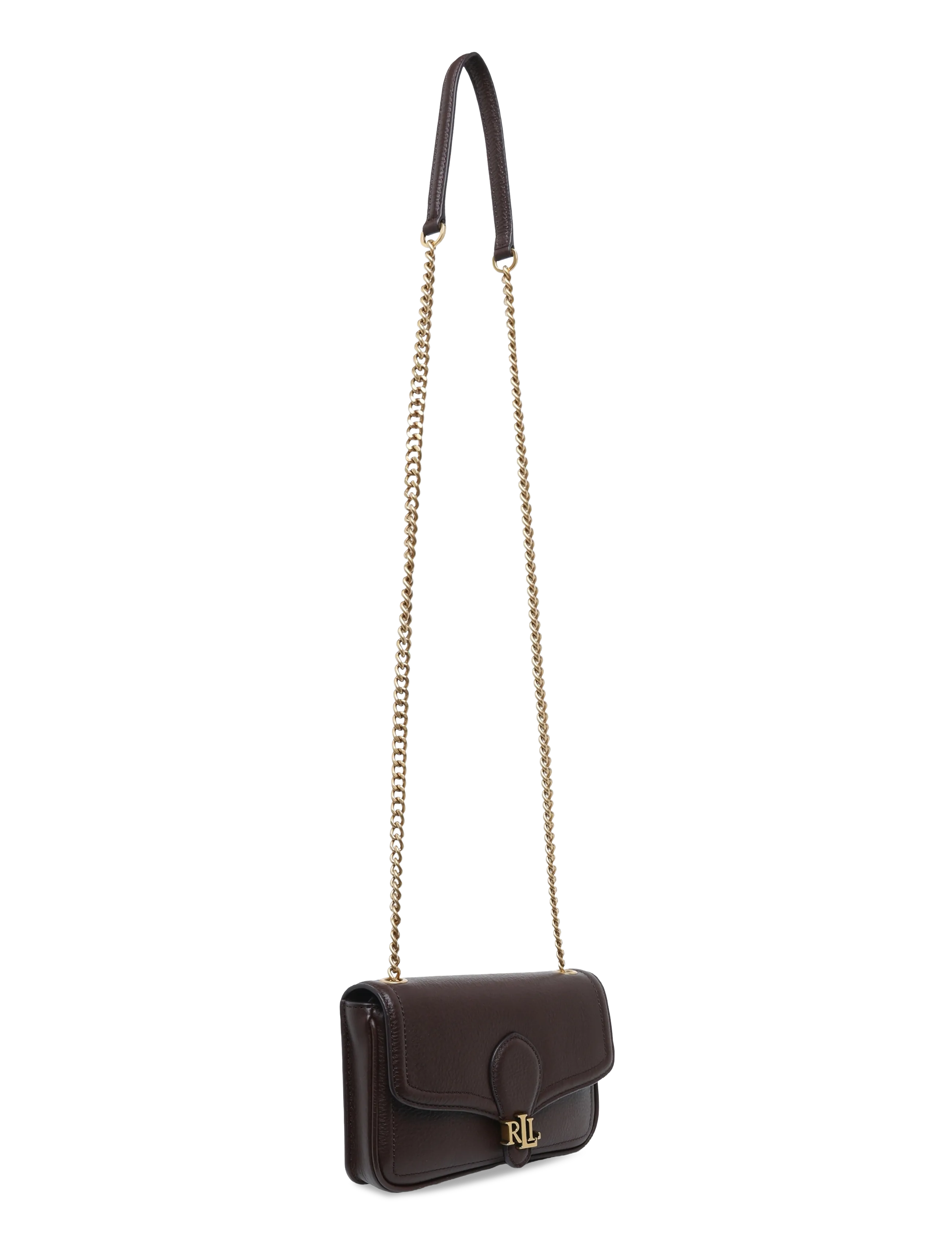 Lauren Ralph Lauren - LUXE PEBBLE LTHR-BRADLEY WLLT-WOC-L - accessoires - chestnut brown - 2