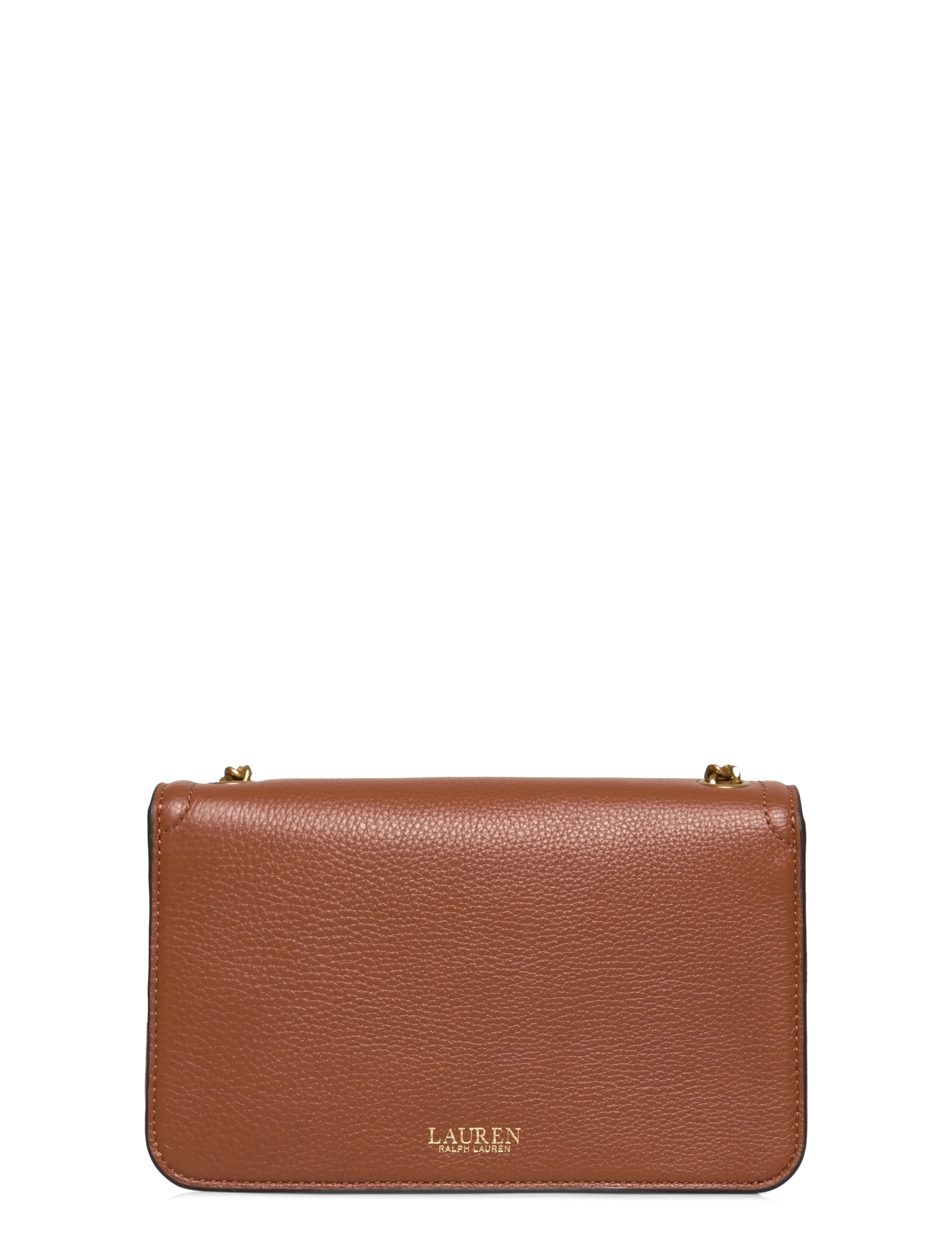 Lauren Ralph Lauren - Pebbled Leather Bradley Crossbody Wallet - umhängetaschen - lauren tan - 1