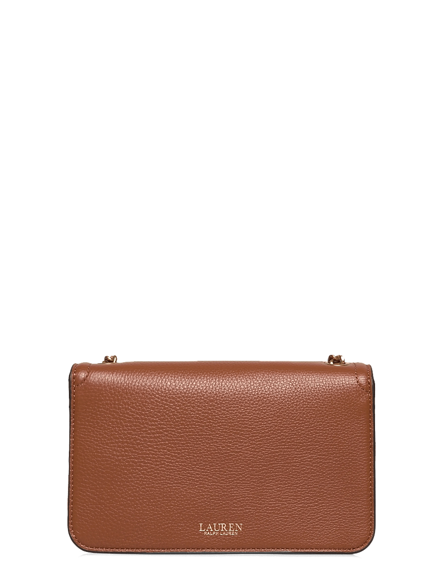Lauren Ralph Lauren - Pebbled Leather Bradley Crossbody Wallet - umhängetaschen - lauren tan - 1