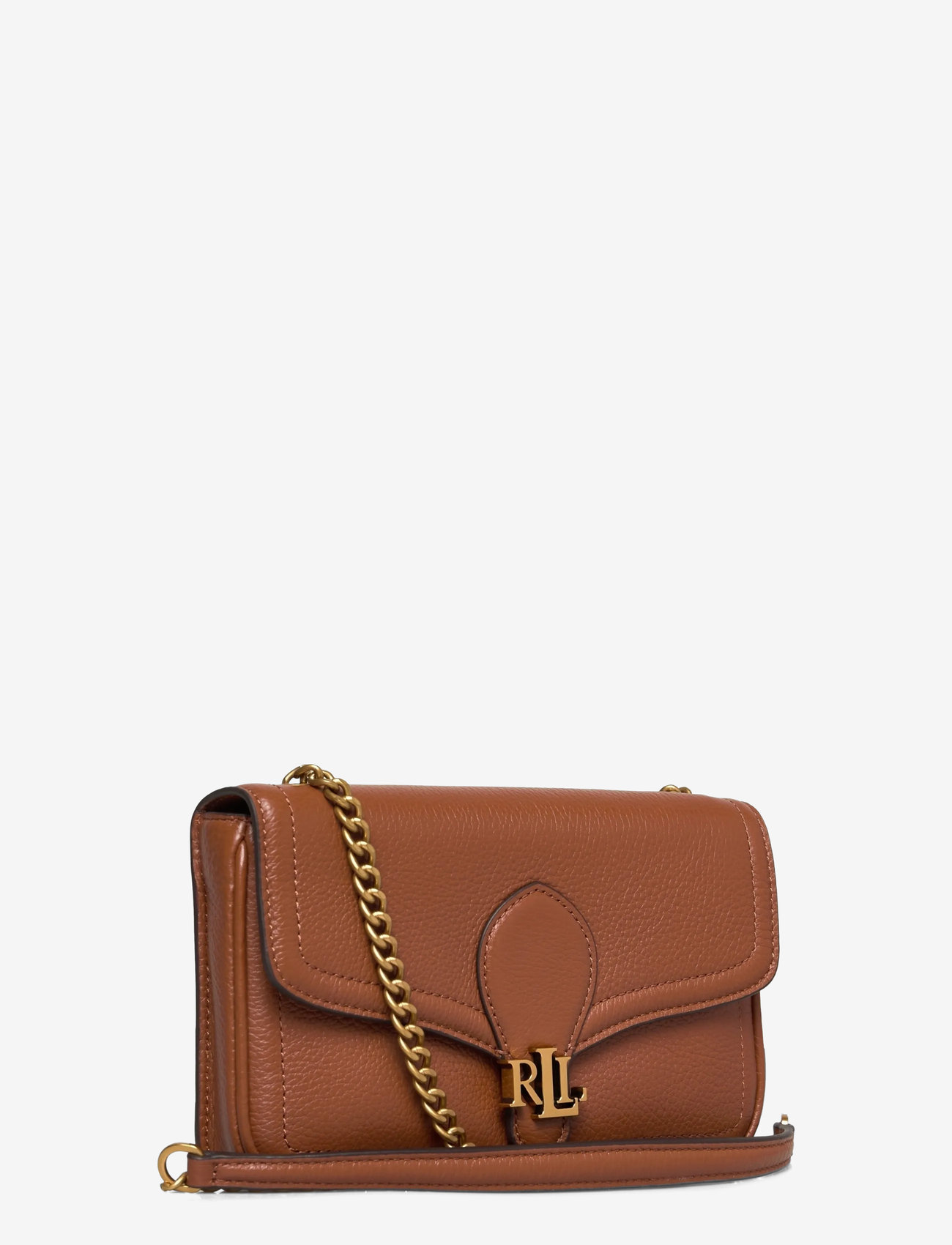Lauren Ralph Lauren - Pebbled Leather Bradley Crossbody Wallet - crossbody bags - lauren tan - 2