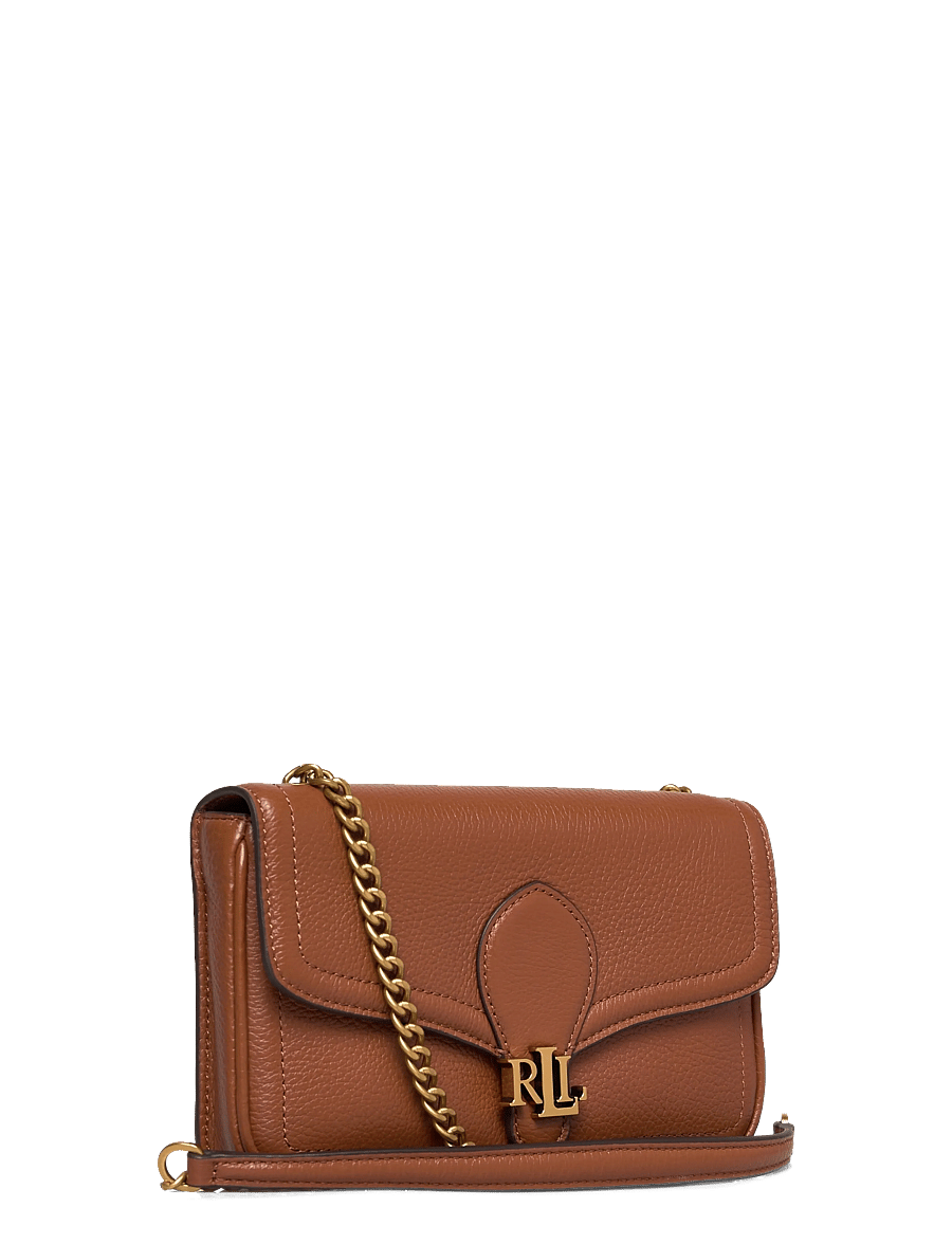 Lauren Ralph Lauren - Pebbled Leather Bradley Crossbody Wallet - umhängetaschen - lauren tan - 2