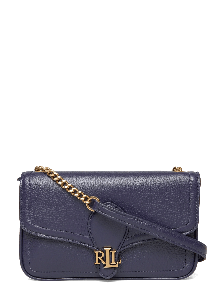 Lauren Ralph Lauren - LUXE PEBBLE LTHR-BRADLEY WLLT-WOC-L - crossbody bags - refined navy - 0
