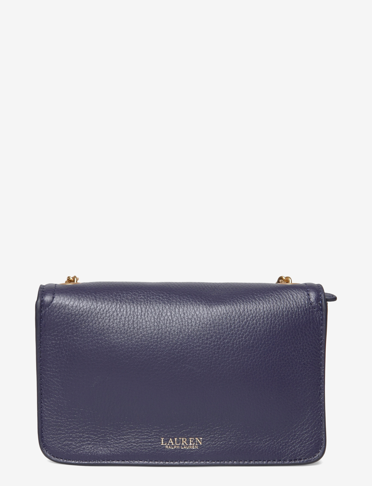 Lauren Ralph Lauren - Pebbled Leather Bradley Crossbody Wallet - crossbody bags - refined navy - 1