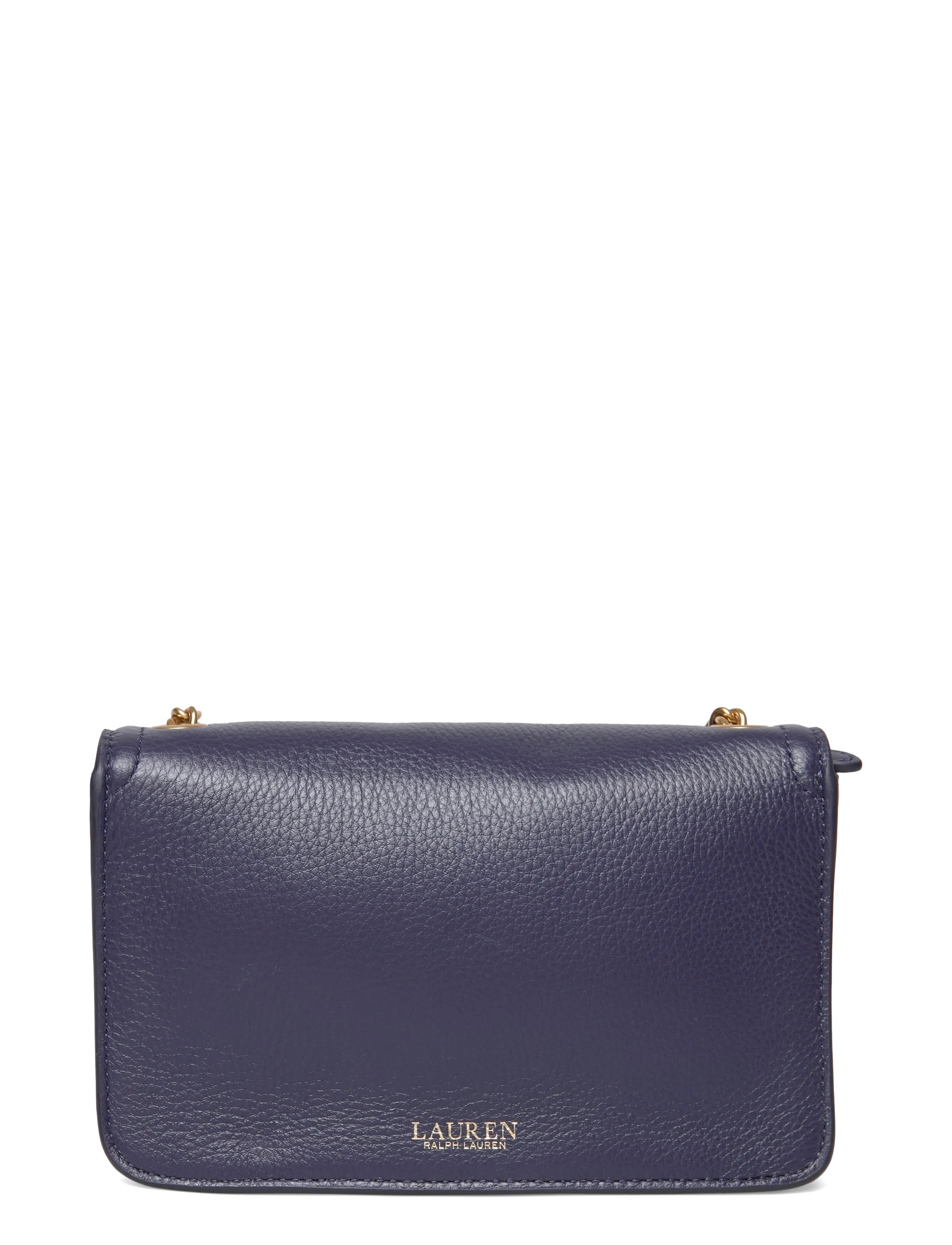 Lauren Ralph Lauren - LUXE PEBBLE LTHR-BRADLEY WLLT-WOC-L - crossbody bags - refined navy - 1