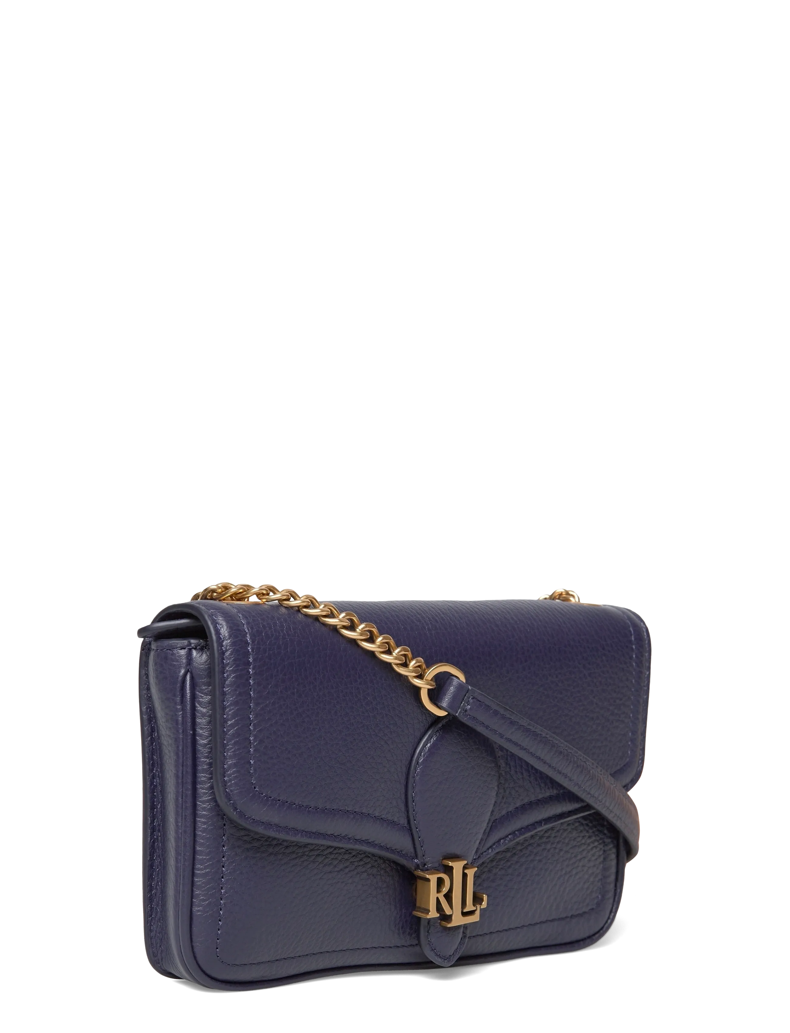 Lauren Ralph Lauren - LUXE PEBBLE LTHR-BRADLEY WLLT-WOC-L - crossbody bags - refined navy - 2