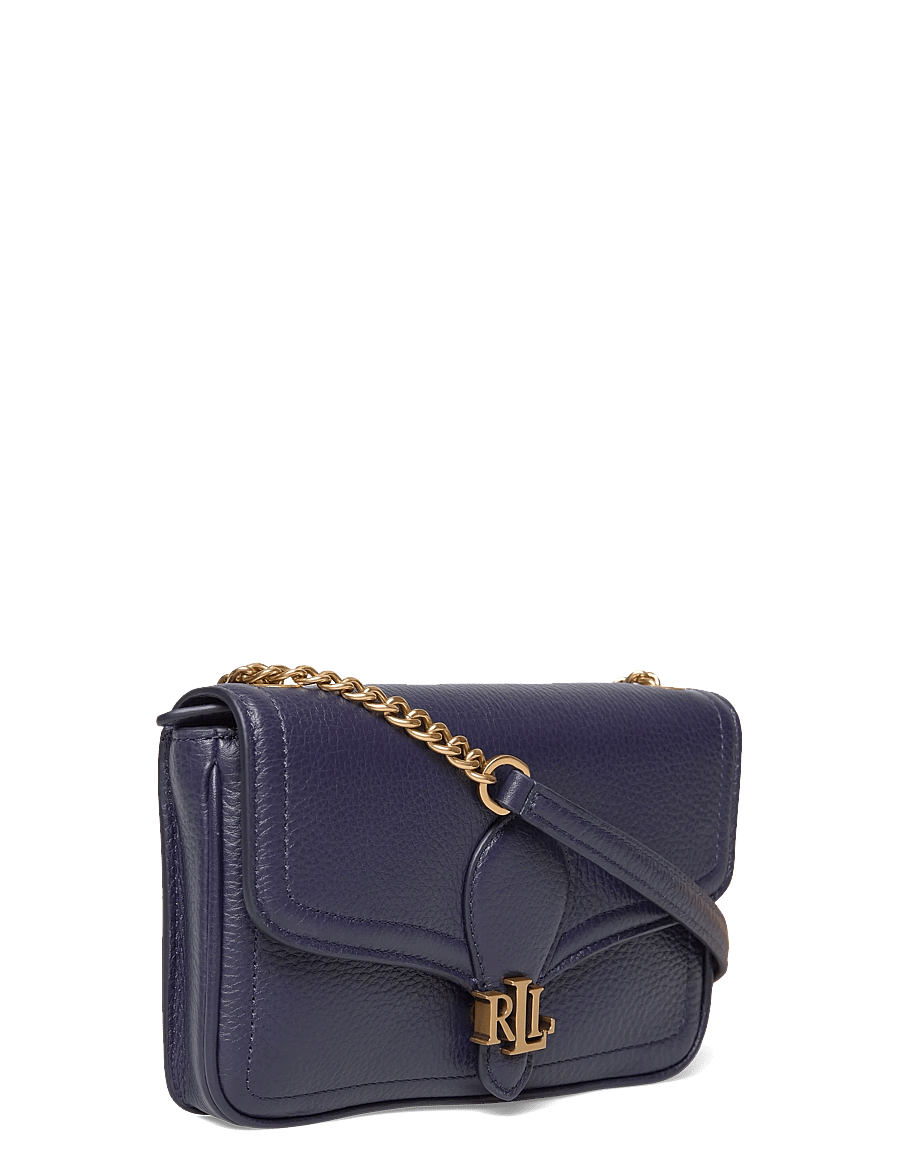 Lauren Ralph Lauren - LUXE PEBBLE LTHR-BRADLEY WLLT-WOC-L - crossbody bags - refined navy - 2