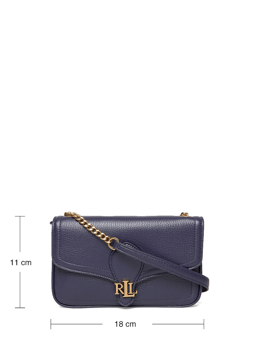 Lauren Ralph Lauren - LUXE PEBBLE LTHR-BRADLEY WLLT-WOC-L - crossbody bags - refined navy - 3