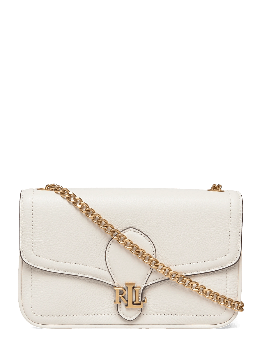Lauren Ralph Lauren - Pebbled Leather Bradley Crossbody Wallet - umhängetaschen - soft white - 0
