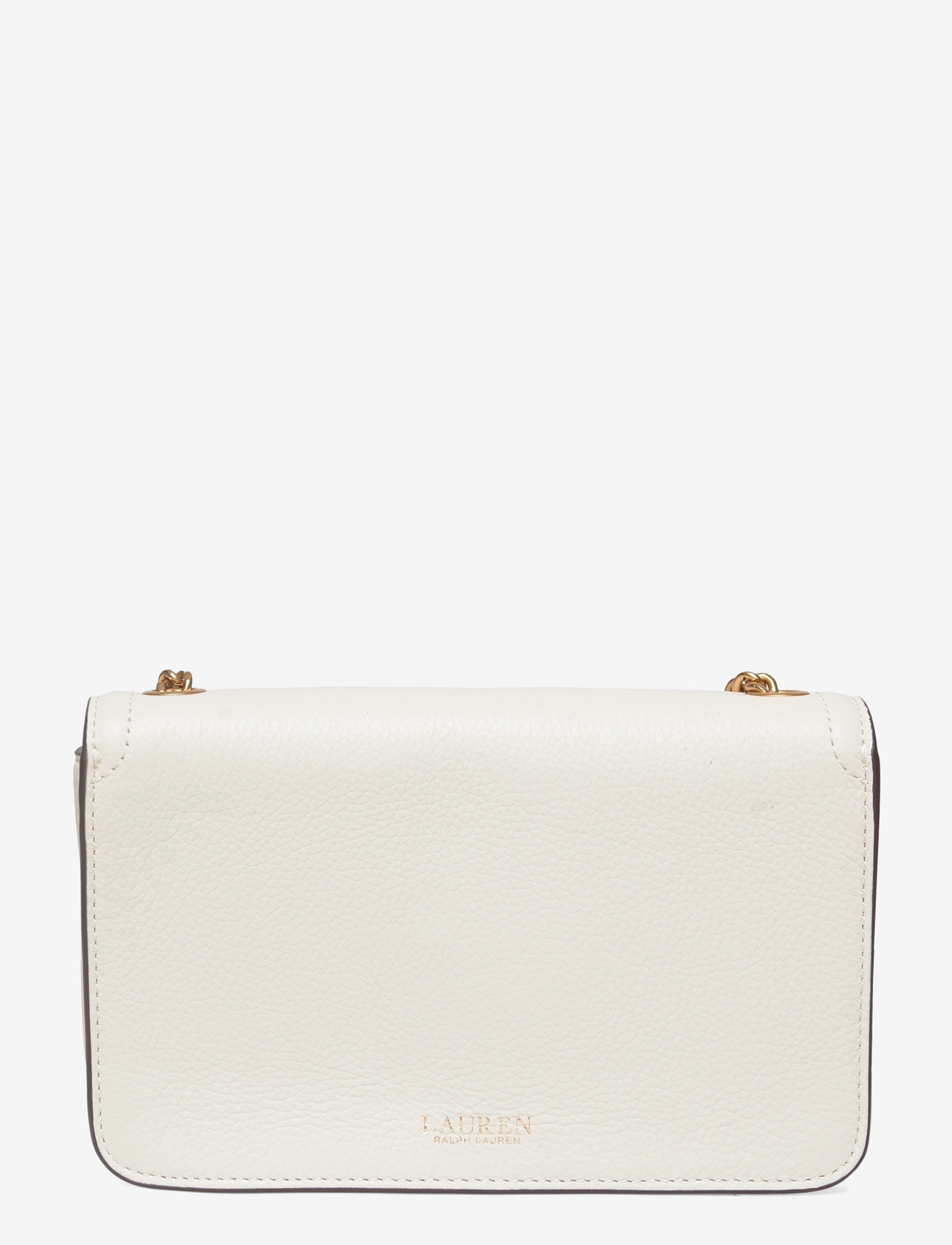 Lauren Ralph Lauren - Pebbled Leather Bradley Crossbody Wallet - crossbody kotid - soft white - 1