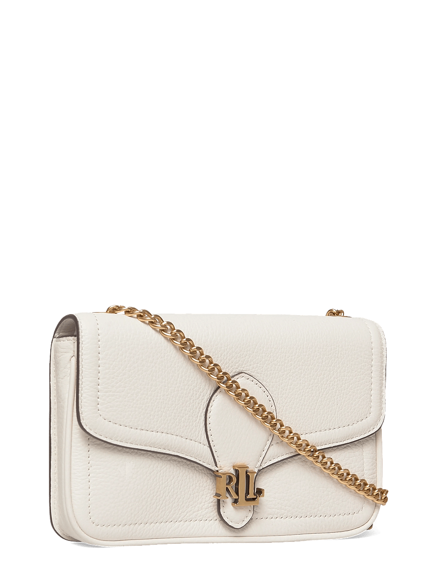 Lauren Ralph Lauren - Pebbled Leather Bradley Crossbody Wallet - umhängetaschen - soft white - 2