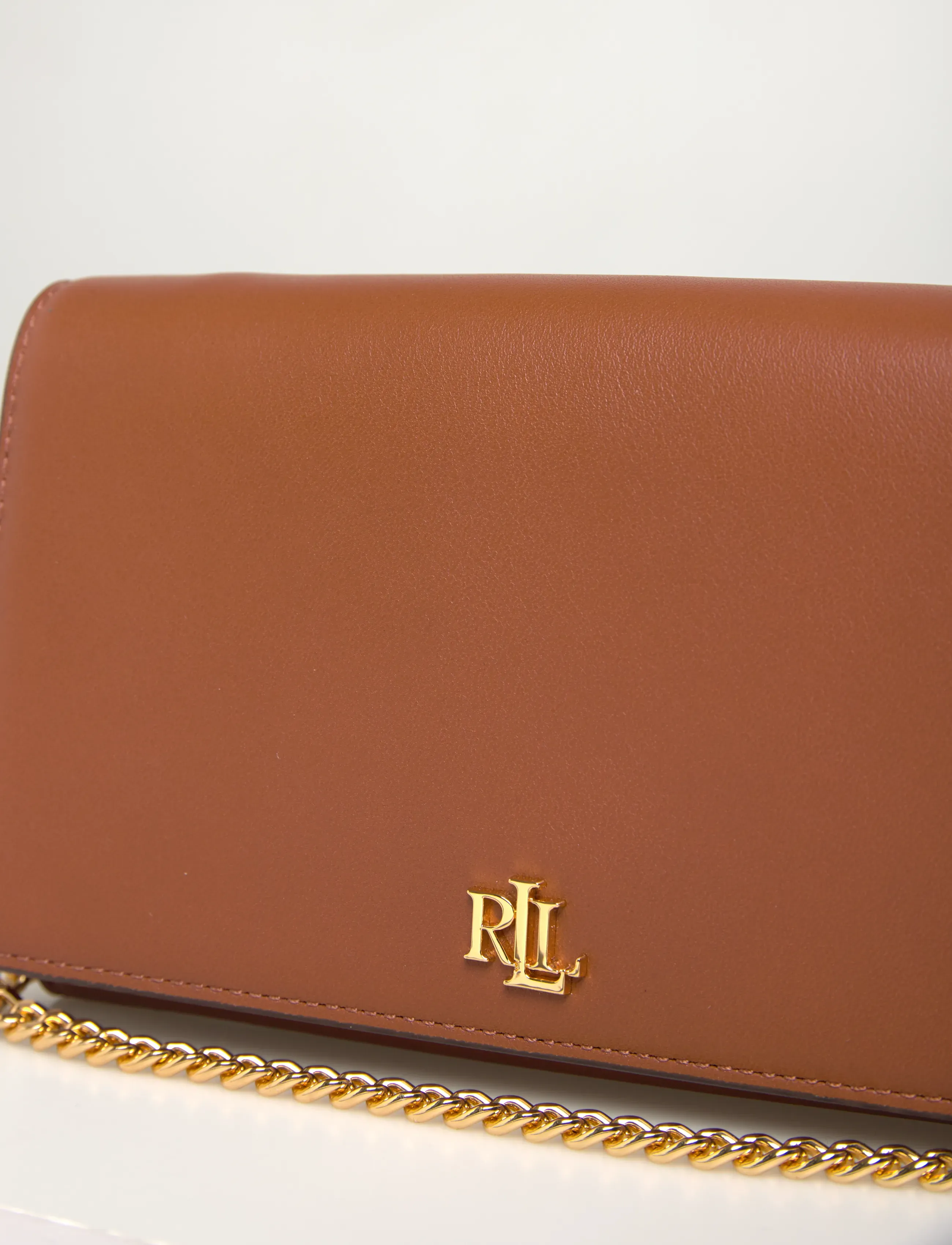 Lauren Ralph Lauren - NATURAL SMTH LEATHR-ADAIR II-WOC-LR - crossbody bags - lauren tan - 4