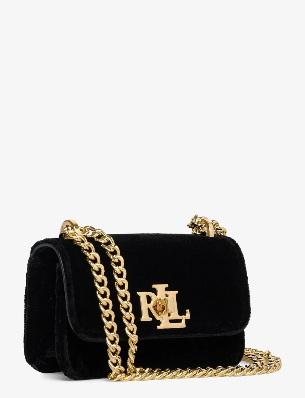 Lauren Ralph Lauren - Velvet Mini Sophee Pouch - speciella tillfällen - black - 2